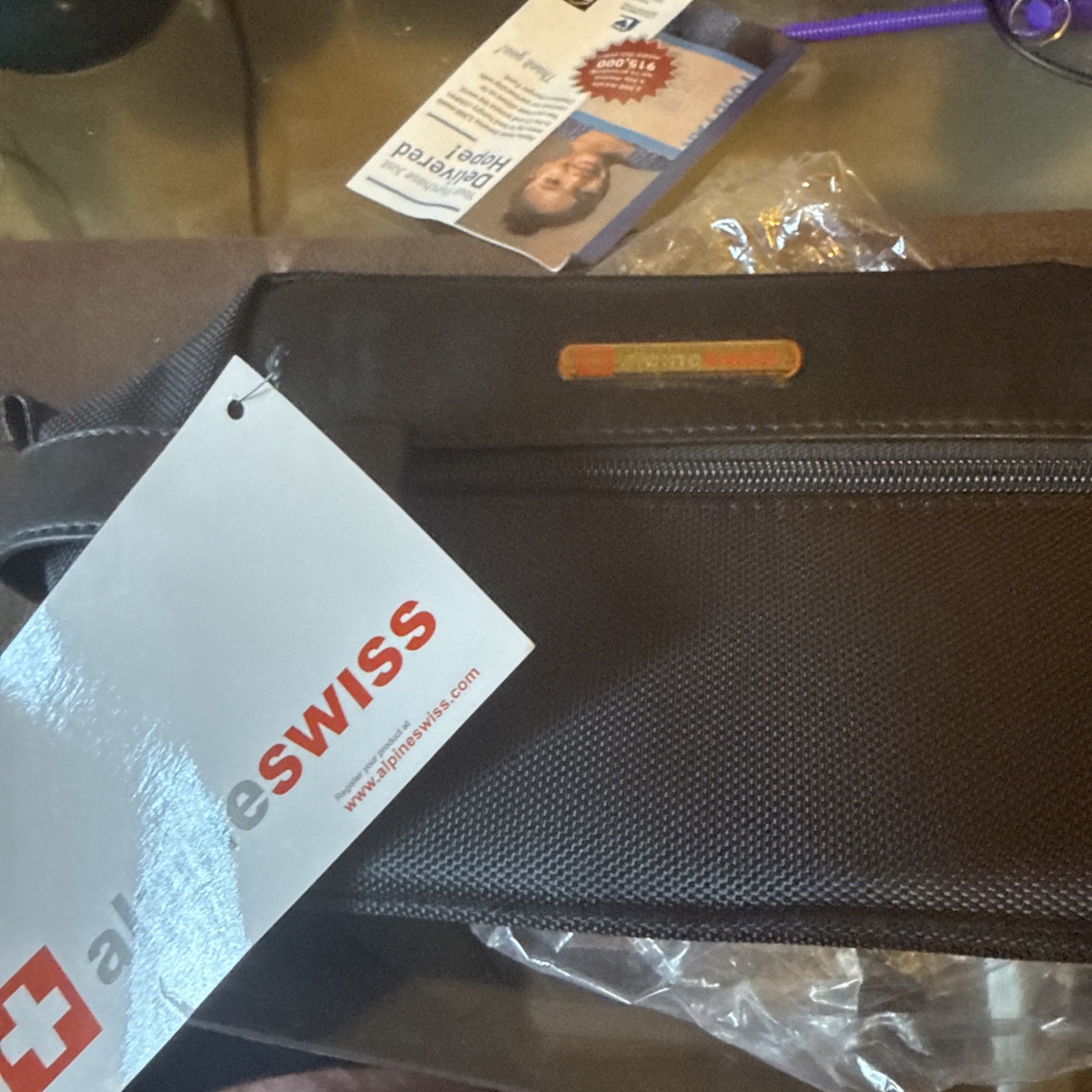 Alpine Swiss Hudson Shaving Kit Dopp Kit Overnight Toiletry Bag Travel Case New