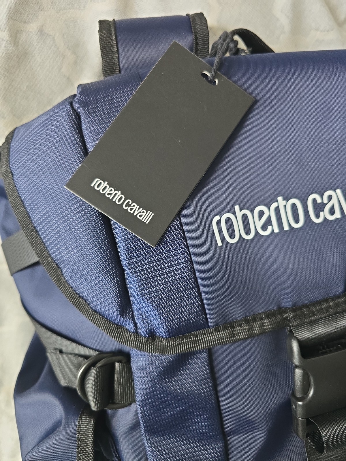 ROBERTO CAVALLI New Navy Large Backpack