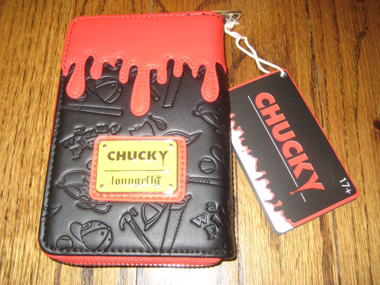 Loungefly Child’s Play Chucky Good Guys Tool Chest Crossbody Bag + Wallet New!