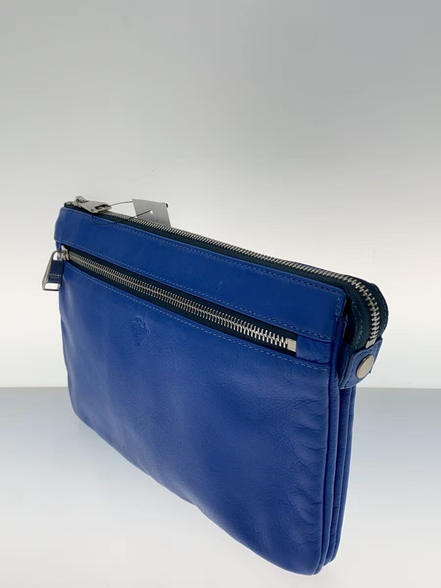 ultima TOKYO Leather Bag, Blue, Solid Color