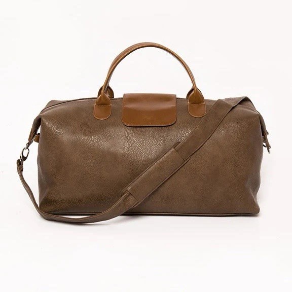 Brouk & Co Alpha Duffel Bag Chocolate Brown