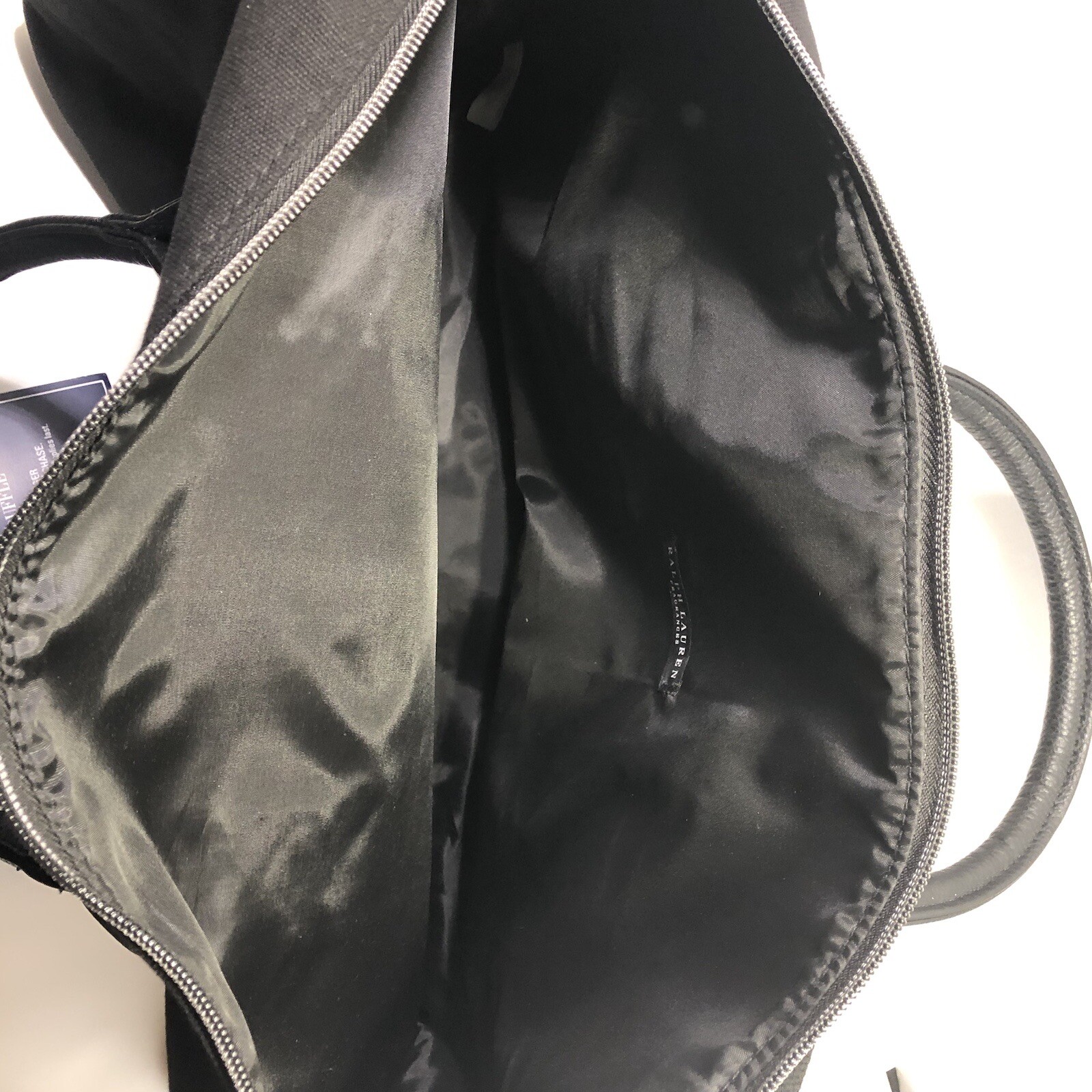 RARE NWT Ralph Lauren Fragrances Canvas Holiday Duffle Bag Carry On 14x19x6.5