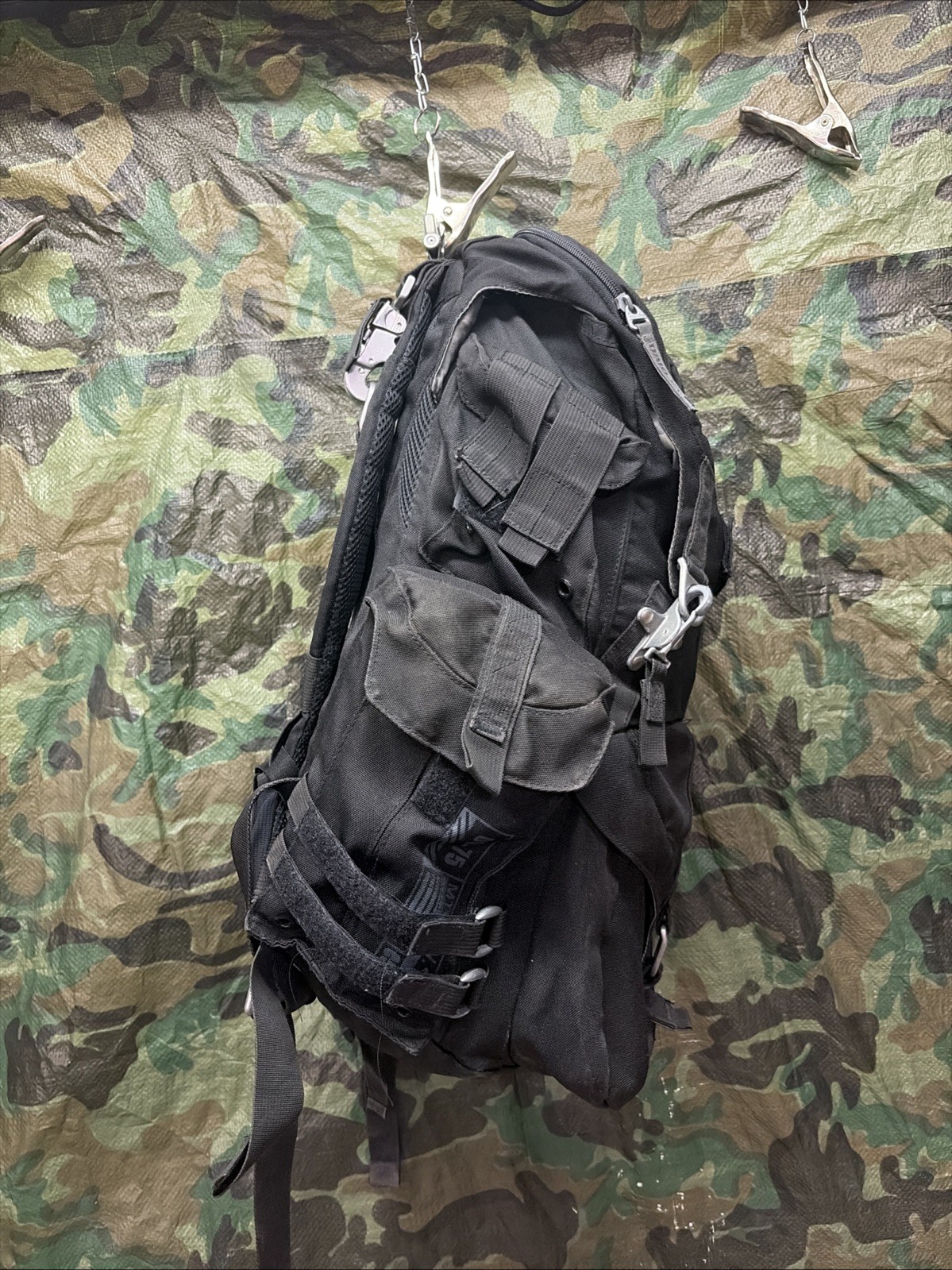 Oakley Mechanism Backpack Black Tactical Field Gear Pack Hiking Daypack