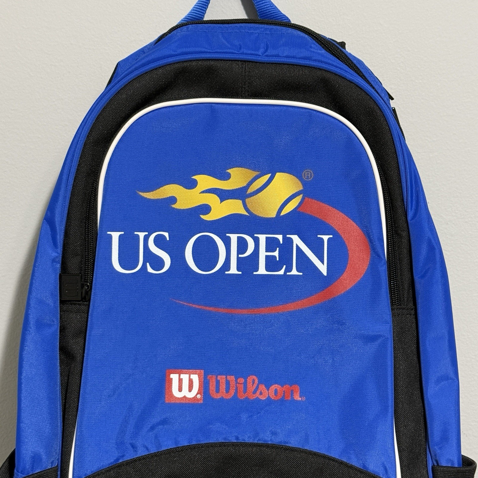 Wilson US Open Blue/Black Nylon Backpack