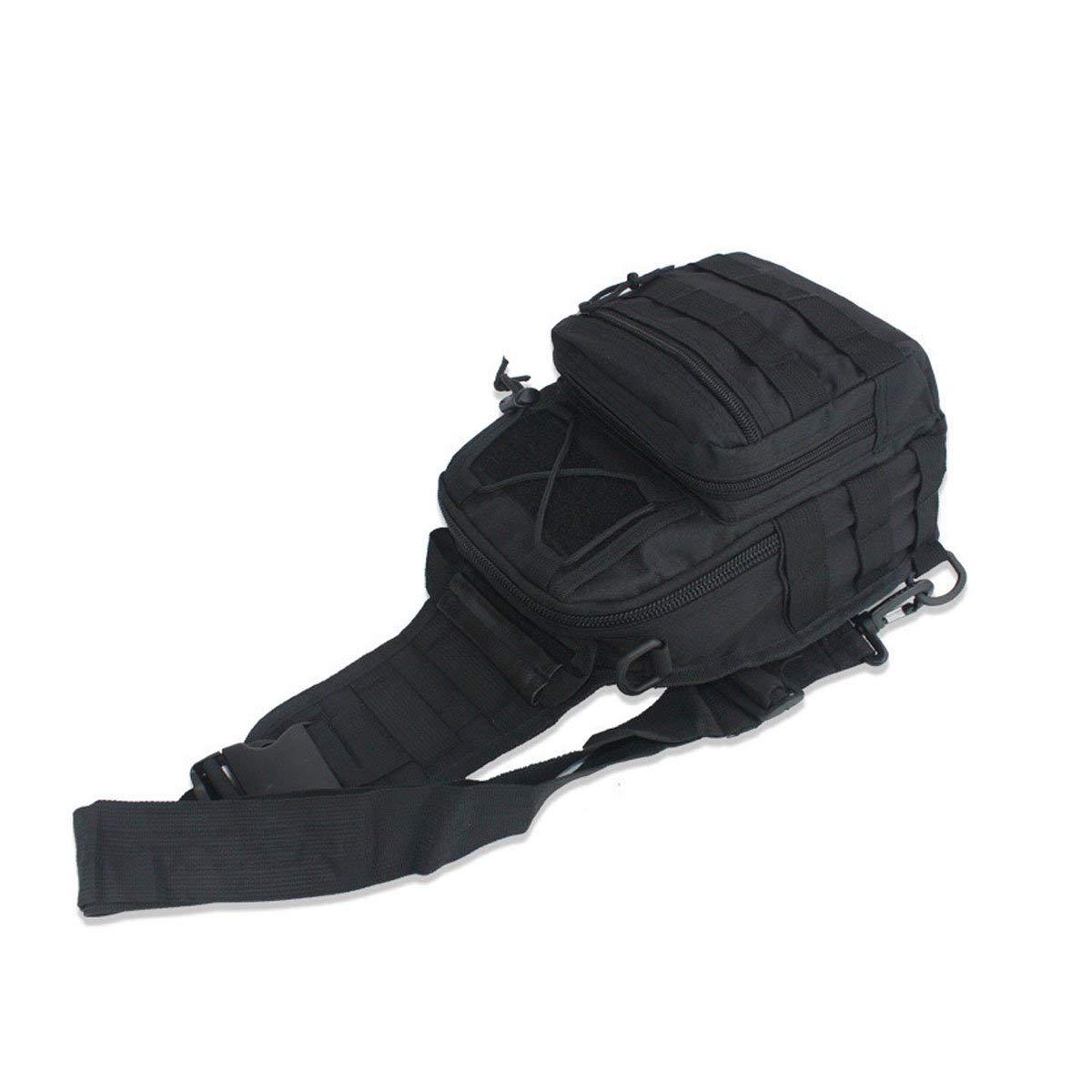 Mens Tactical Military Crossbody Shoulder Bag Chest Pack Camping Hiking Backpack