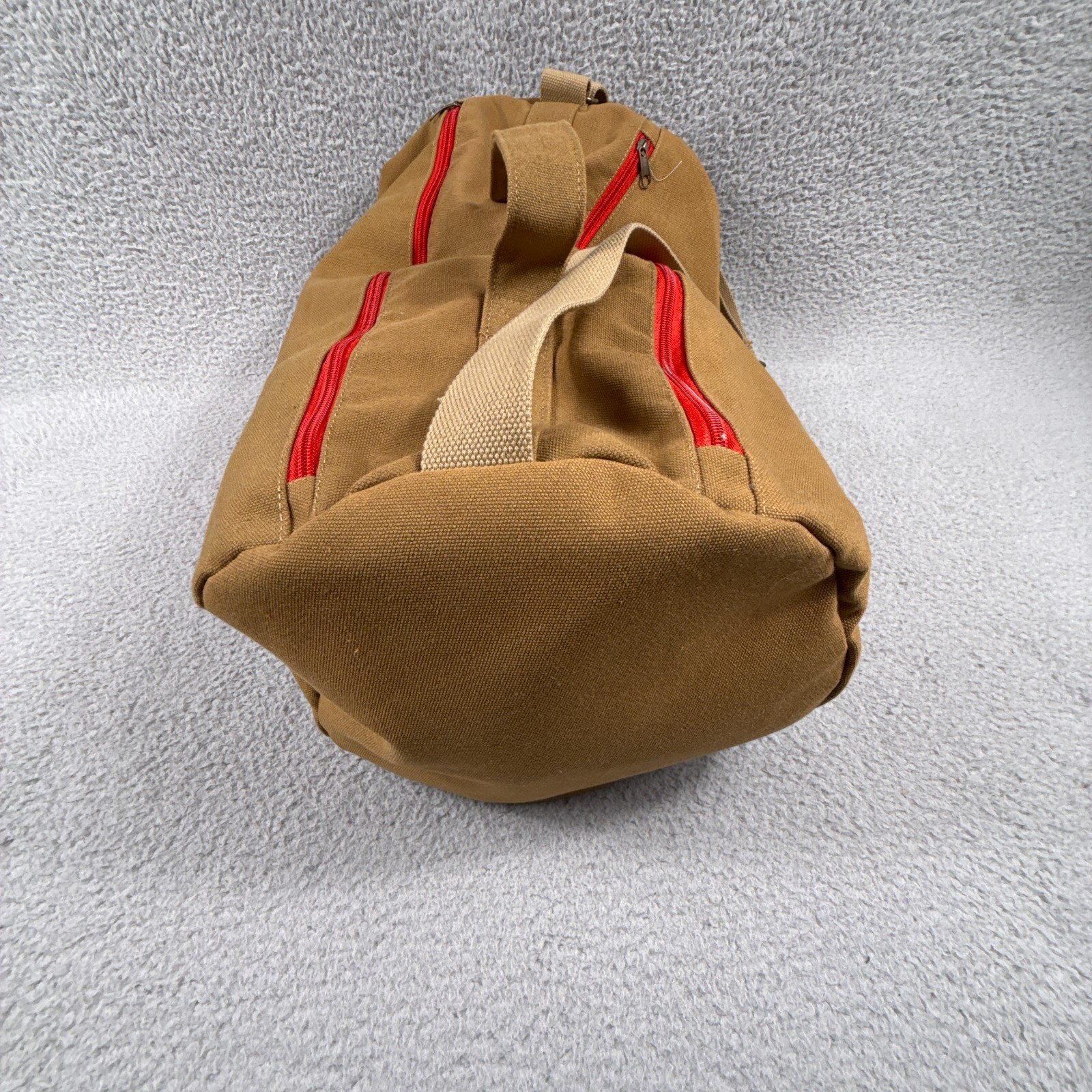 Kimes Ranch Bag Canvas Khaki Large Duffle Travel Western Cowboy Gear Gym Carry