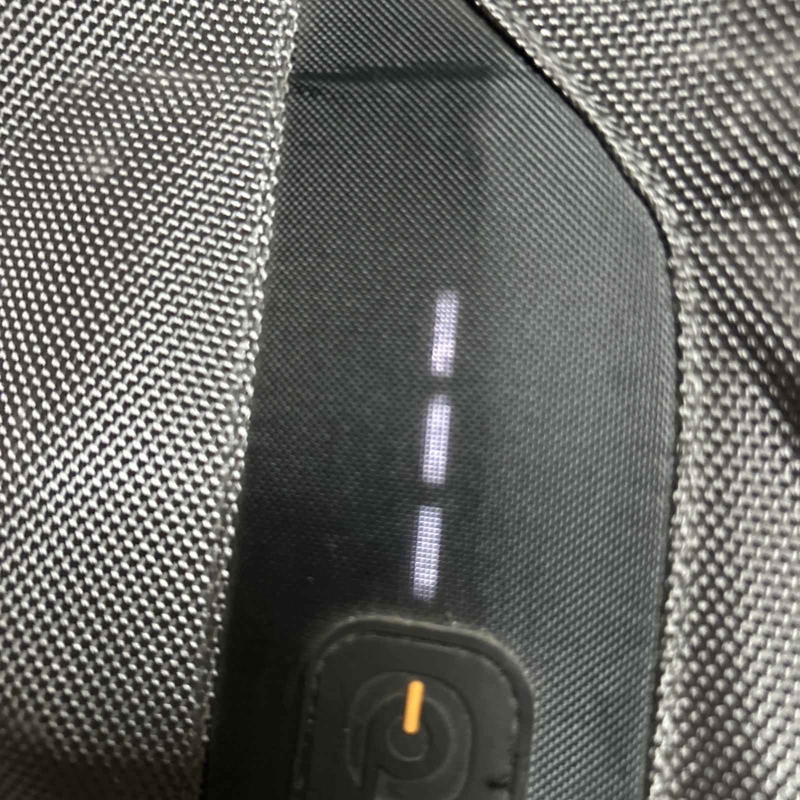 Powerbag Gray Sling Backpack Crossbody w/ Powerbank, Zip Pockets Travel