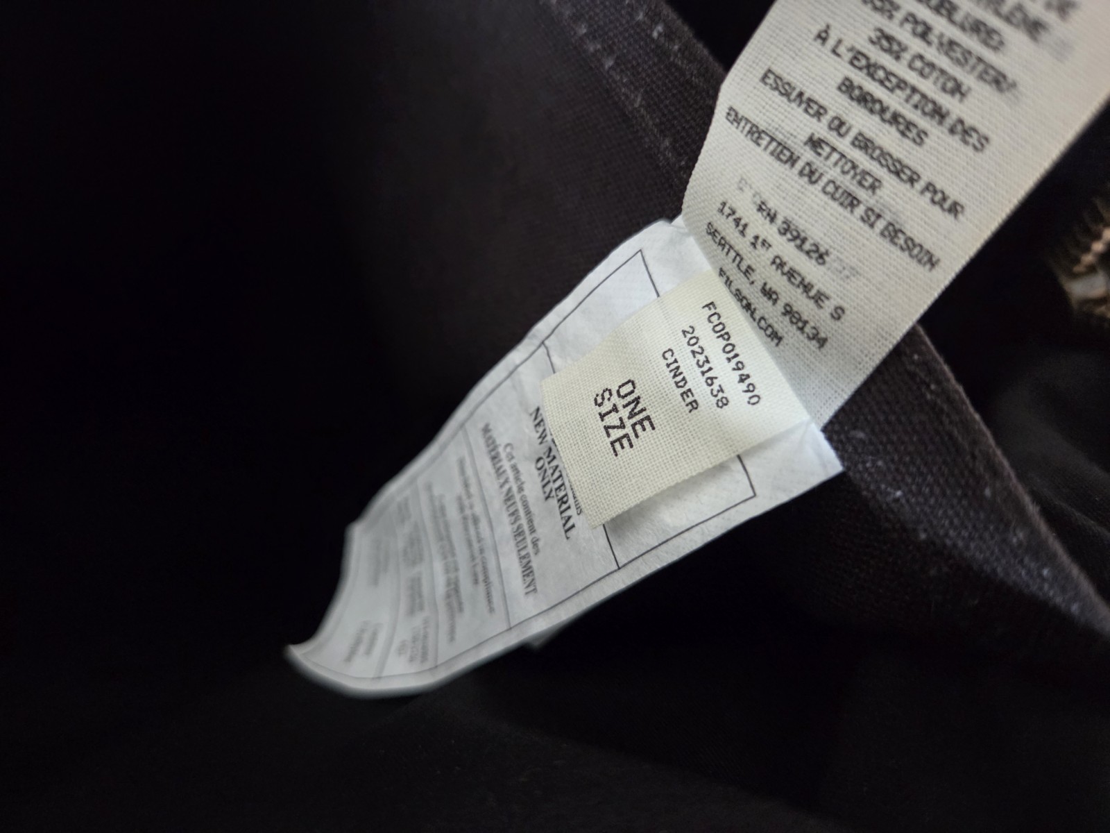 Filson Journeyman Backpack | NWOT | Cinder | Discontinued | Tin Cloth | Twill