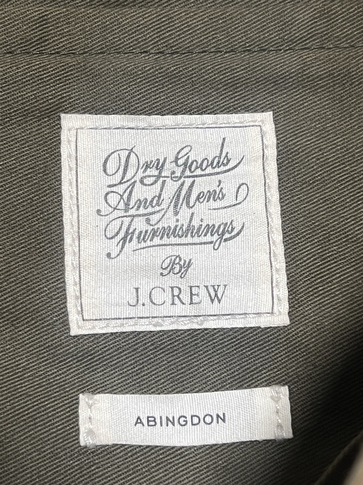 J Crew Dry Goods Abingdon Canvas Messenger Bag Cotton Leather Shoulder Bag