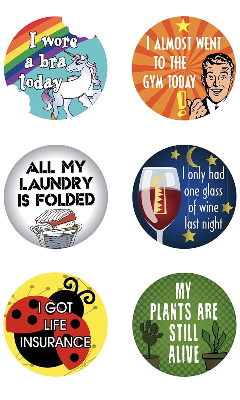 18 White Elephant Gifts Stickers Vynil Funny Stickers for Adults, Gag Gifts..