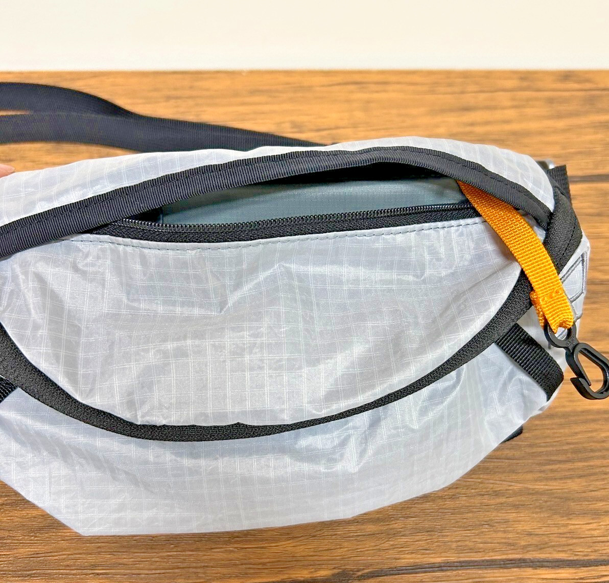 PAAGO WORKS Switch M Bag Recycled Polyester L-Gray made in Japan Free Shipping