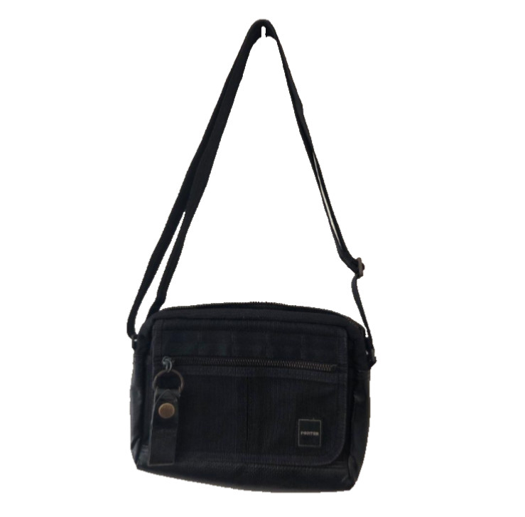 YOSHIDA PORTER Shoulder Bag HEAT Black Made in JAPAN