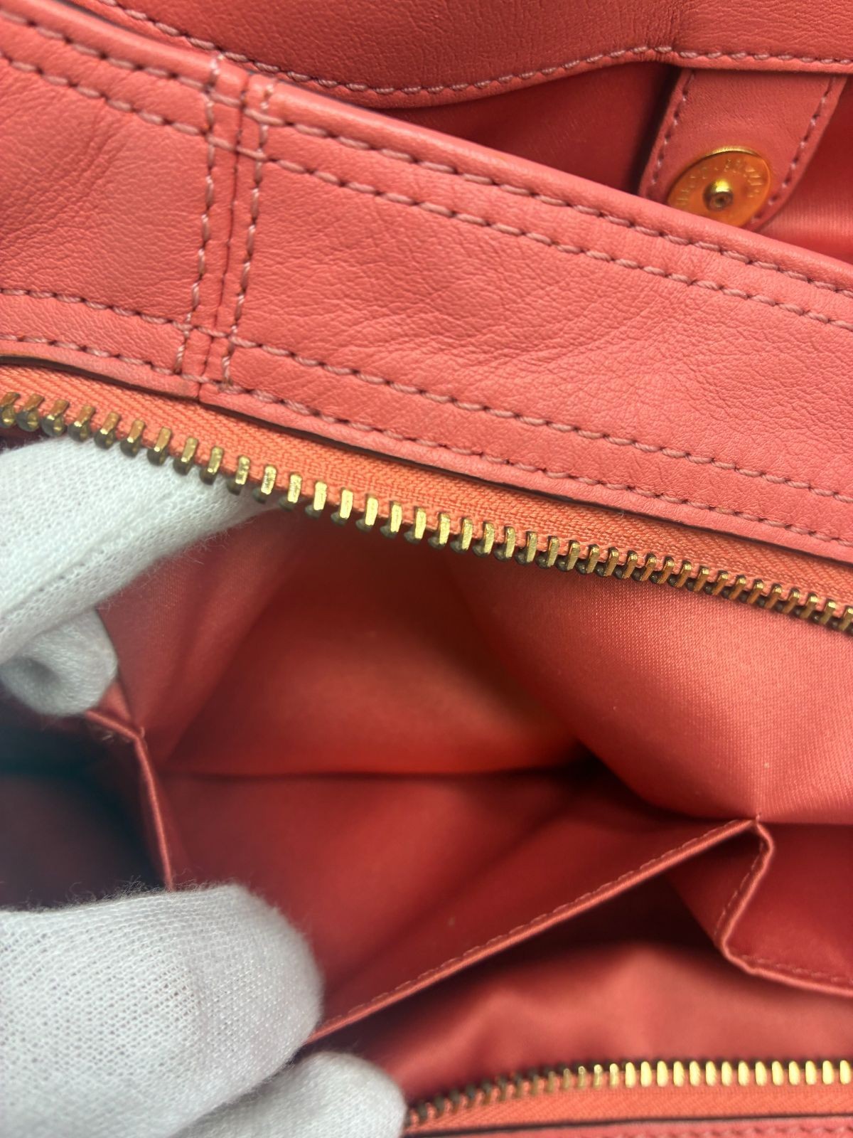 Coach Tote Bag AB Rank F23602 Leather 32cm x 20cm x 12cm Used
