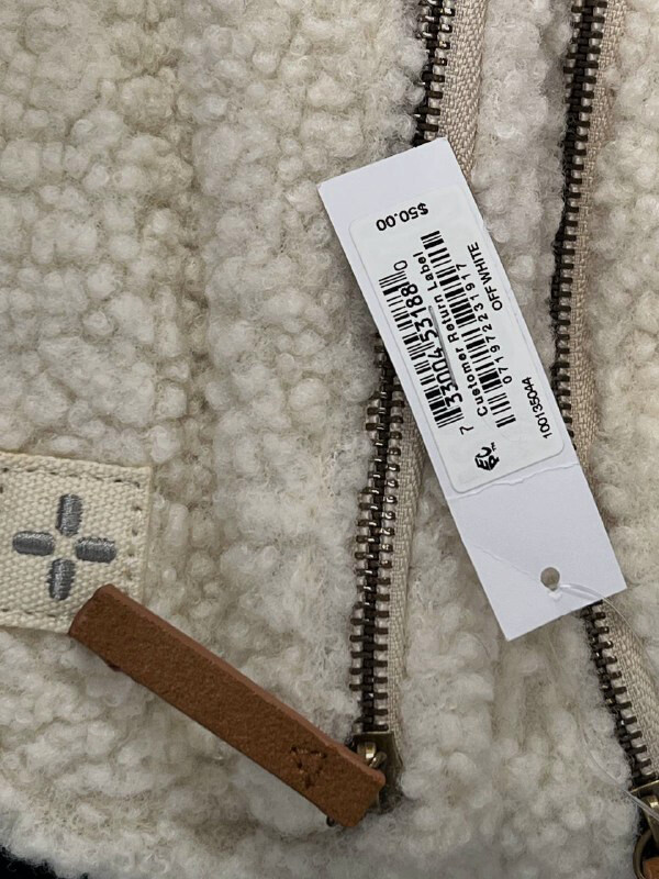 Sun + Stone Men’s Off White Kieran Fleece Waist Pack Belt Bag