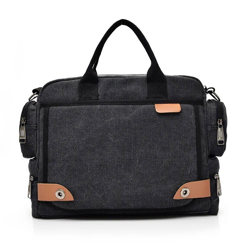 Men’s Crossbody Bag Canvas Shoulder Bag Travel Handbag Leisure Shoulder Bag