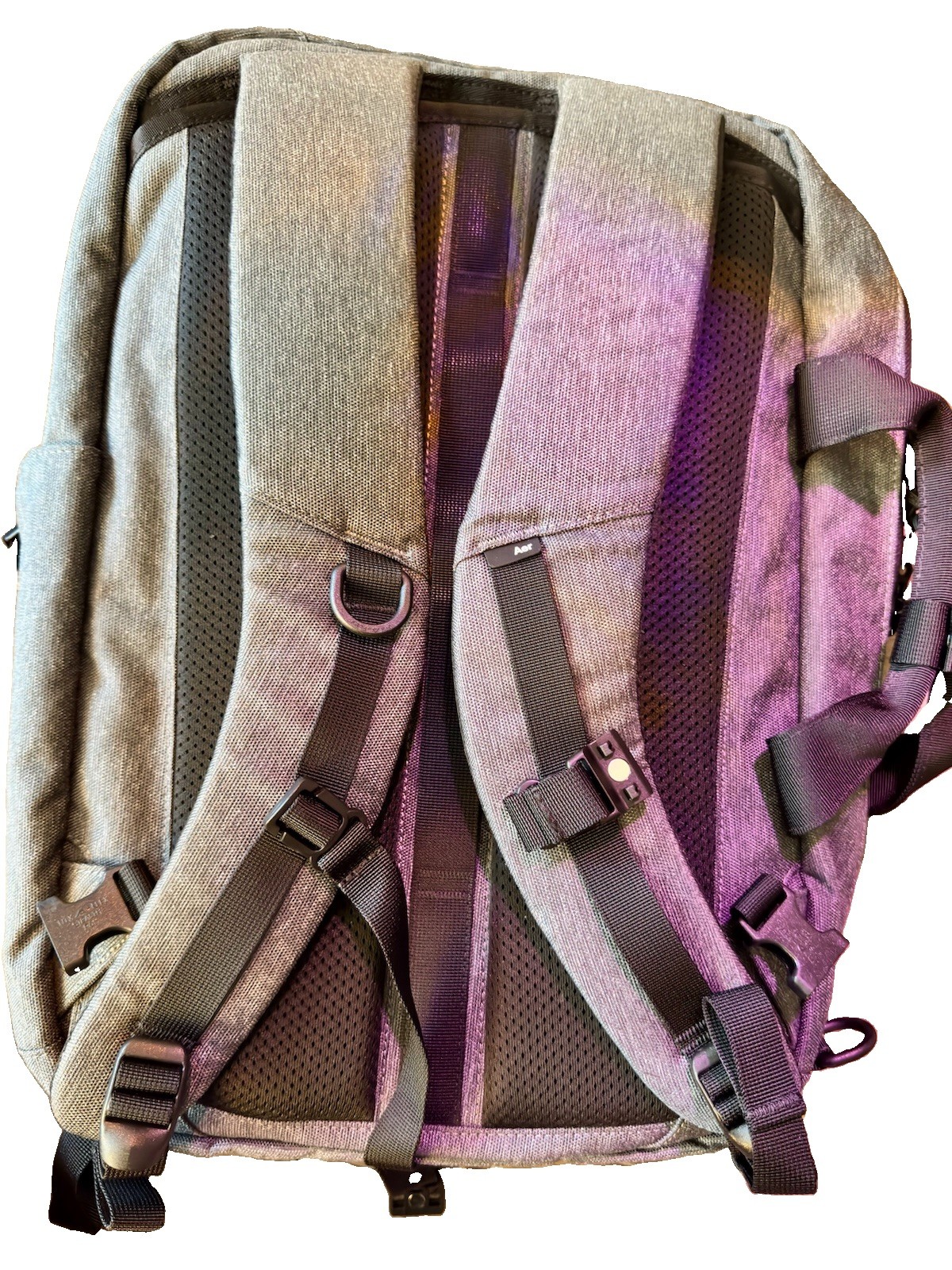 Aer Flight Pack 3 Gray Cordura Nylon 3-Way Backpack Duffel Briefcase Unisex