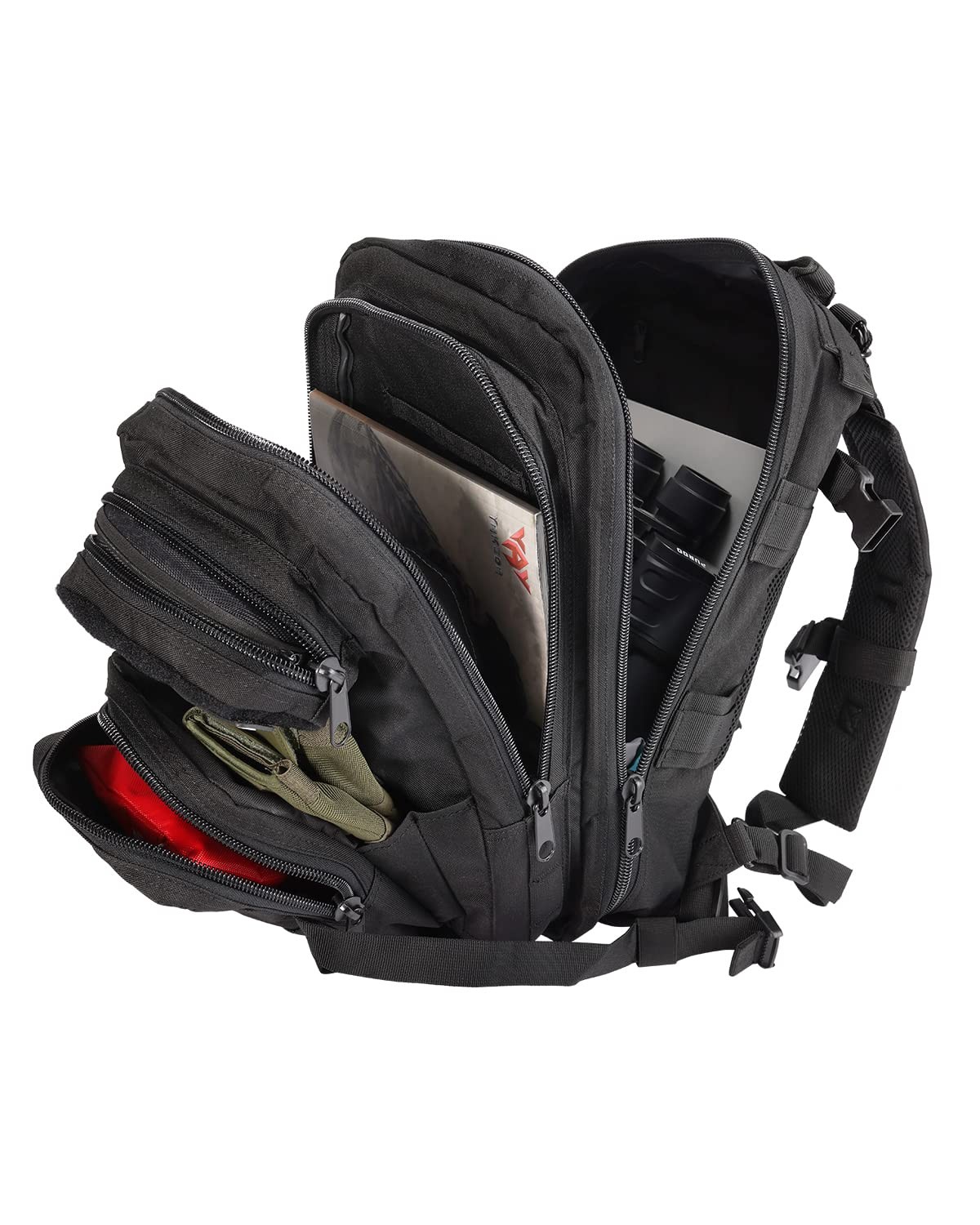 for Mens Tactical Backpack Military Backpacks 27L Small Army Survival Backpac…
