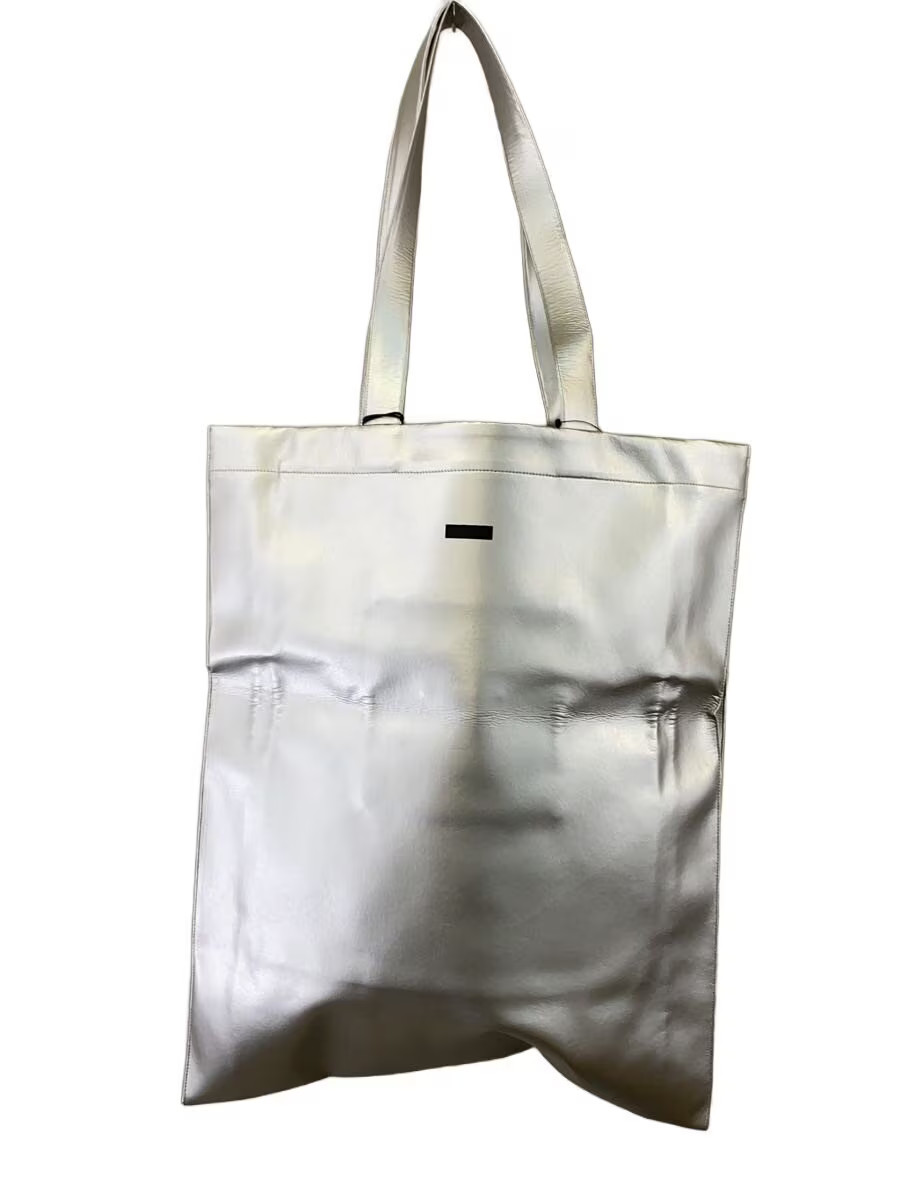 stein tote bag, polyurethane, silver, silver, ST.394-2