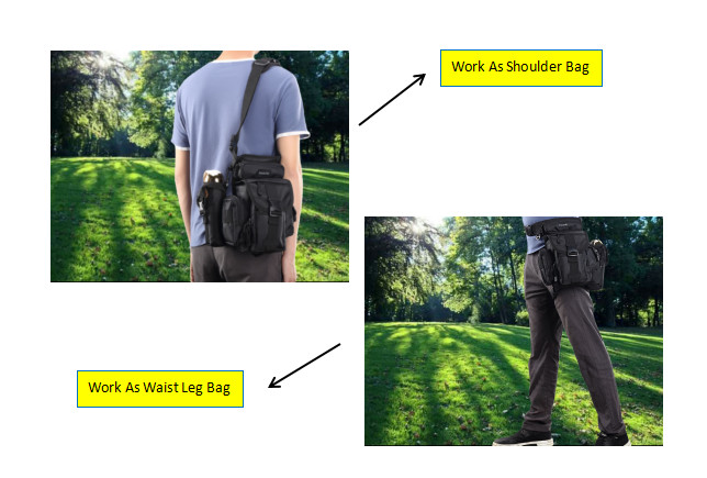 Military Tactical Drop Leg Bag Tool Thigh Pack Leg Rig Utility Pouch Outdoor