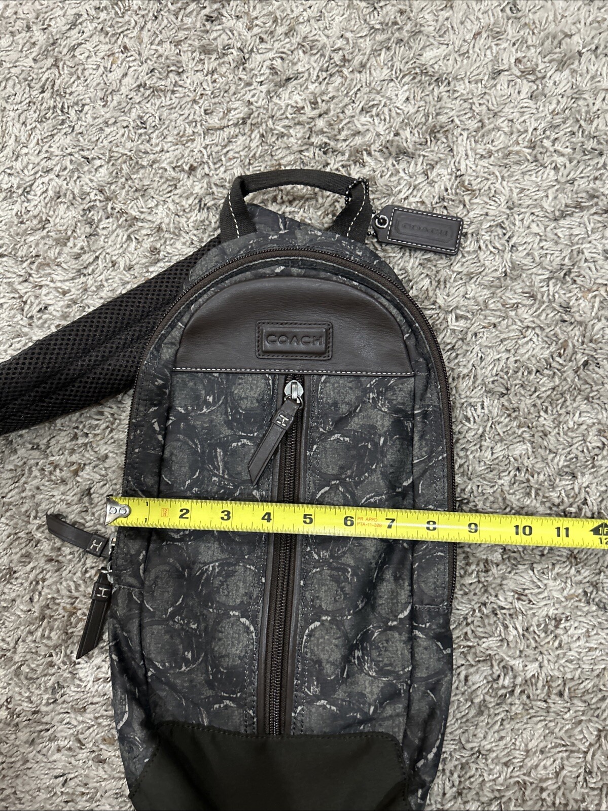 COACH Shoulder Bag Varick Nylon Sling F70692 Camo