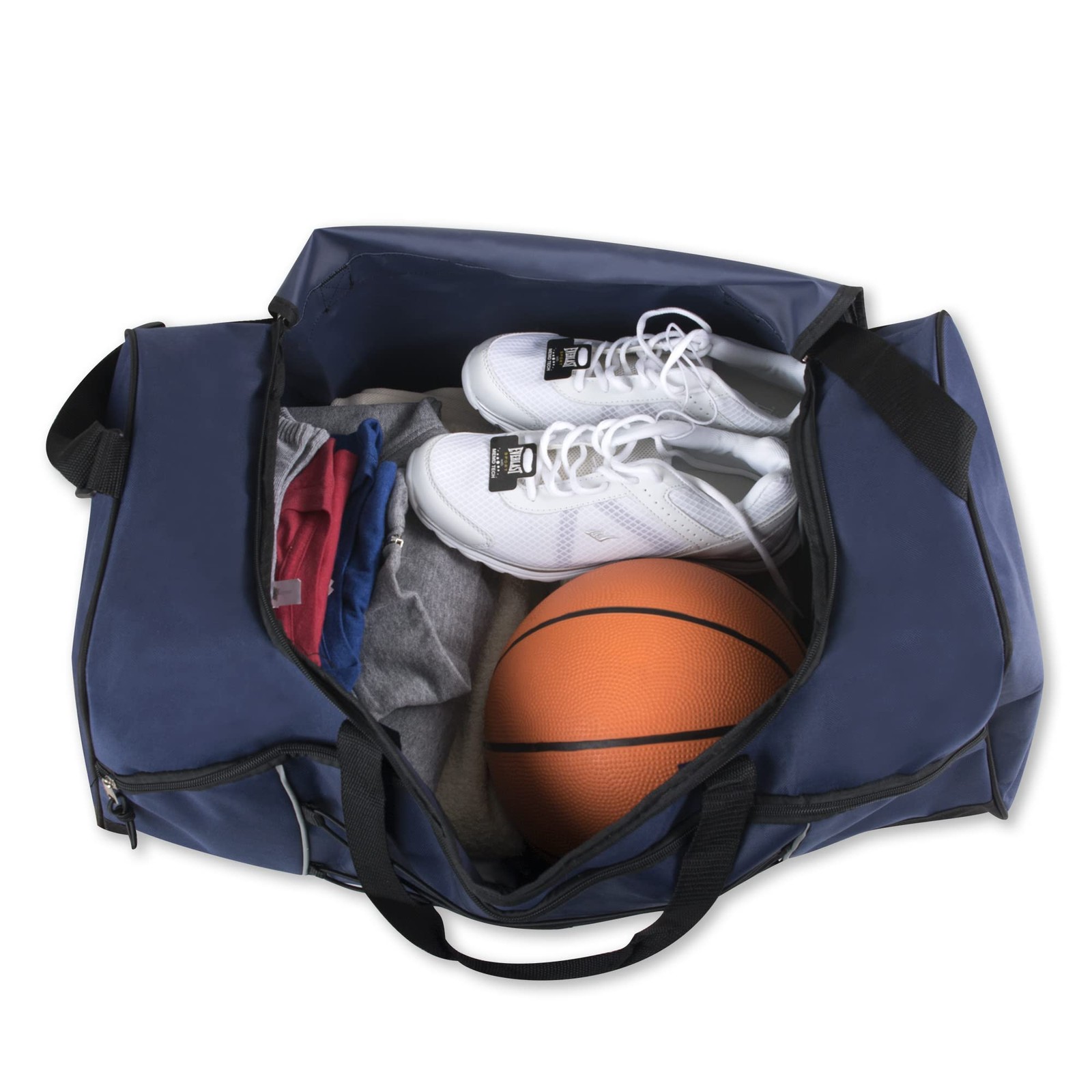 60 Liter, 26 Inch Duffle Bag – Heavy Duty Extra Large Sports Gym Equipment Tr…