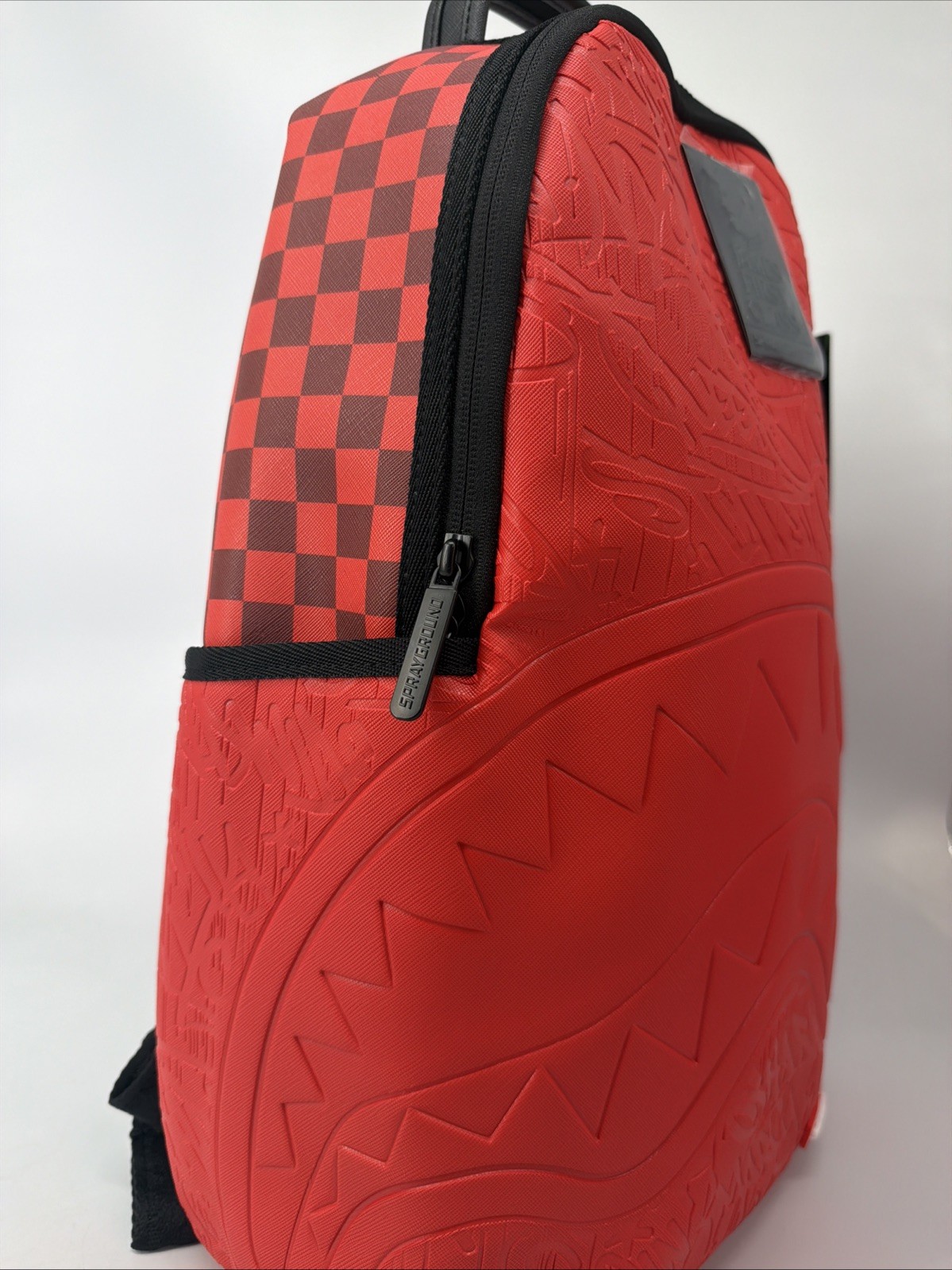 sprayground backpack James First Class Color Red B8989 $120 Vegan Leather