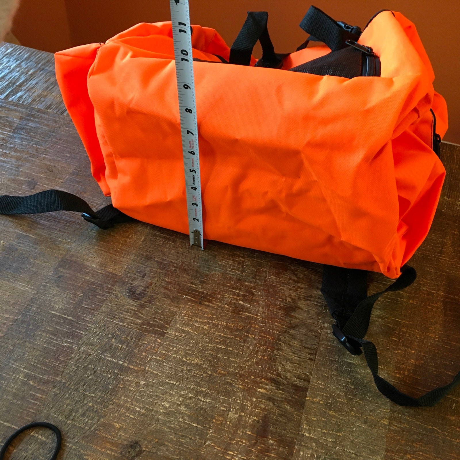 Straps Unlimited Backpack Day Pack Adventure Bag Orange Rescue Gear Hiking USA