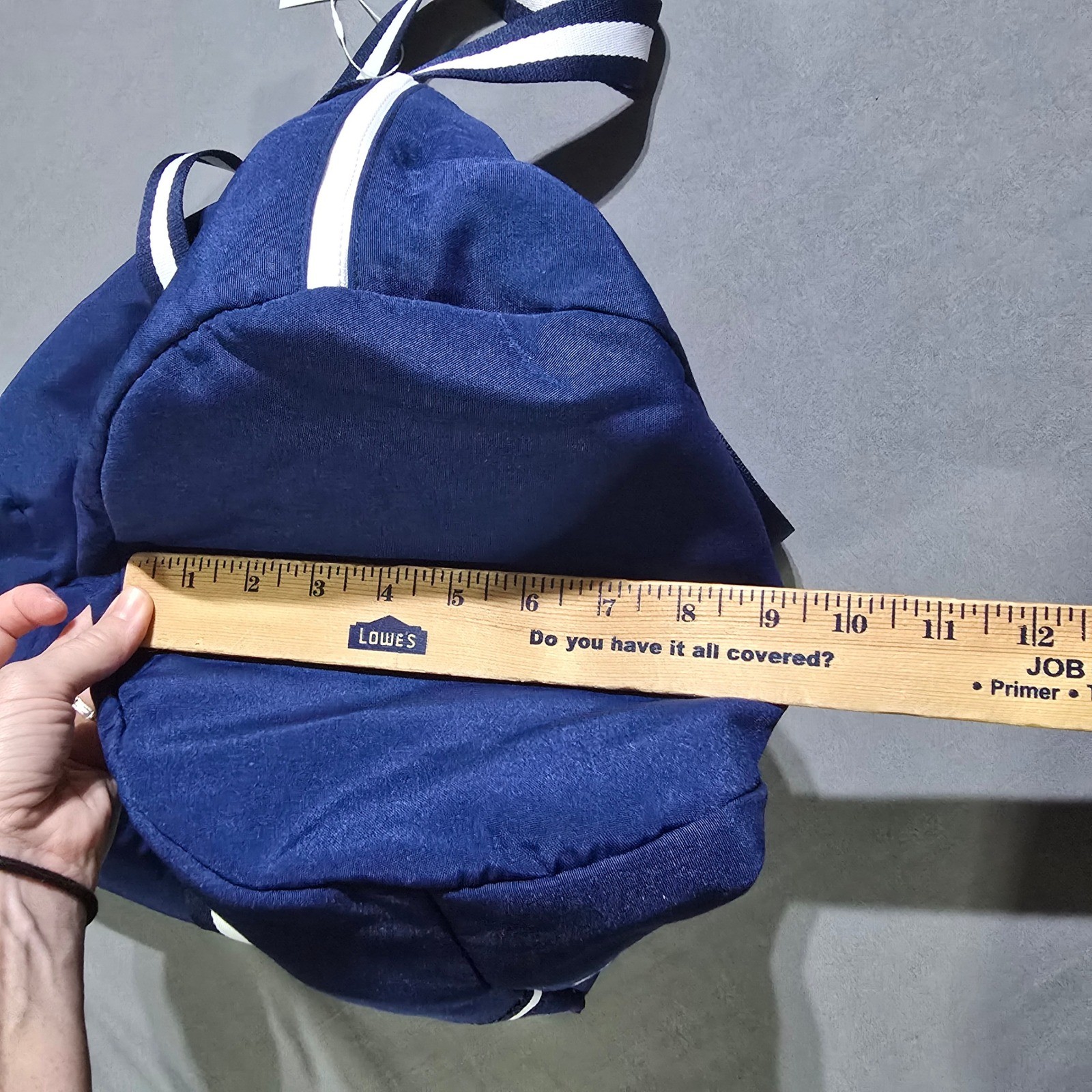 Tommy Bahama Duffel Bag Mens Large Navy Blue Marlin Logo Striped Travel Gym