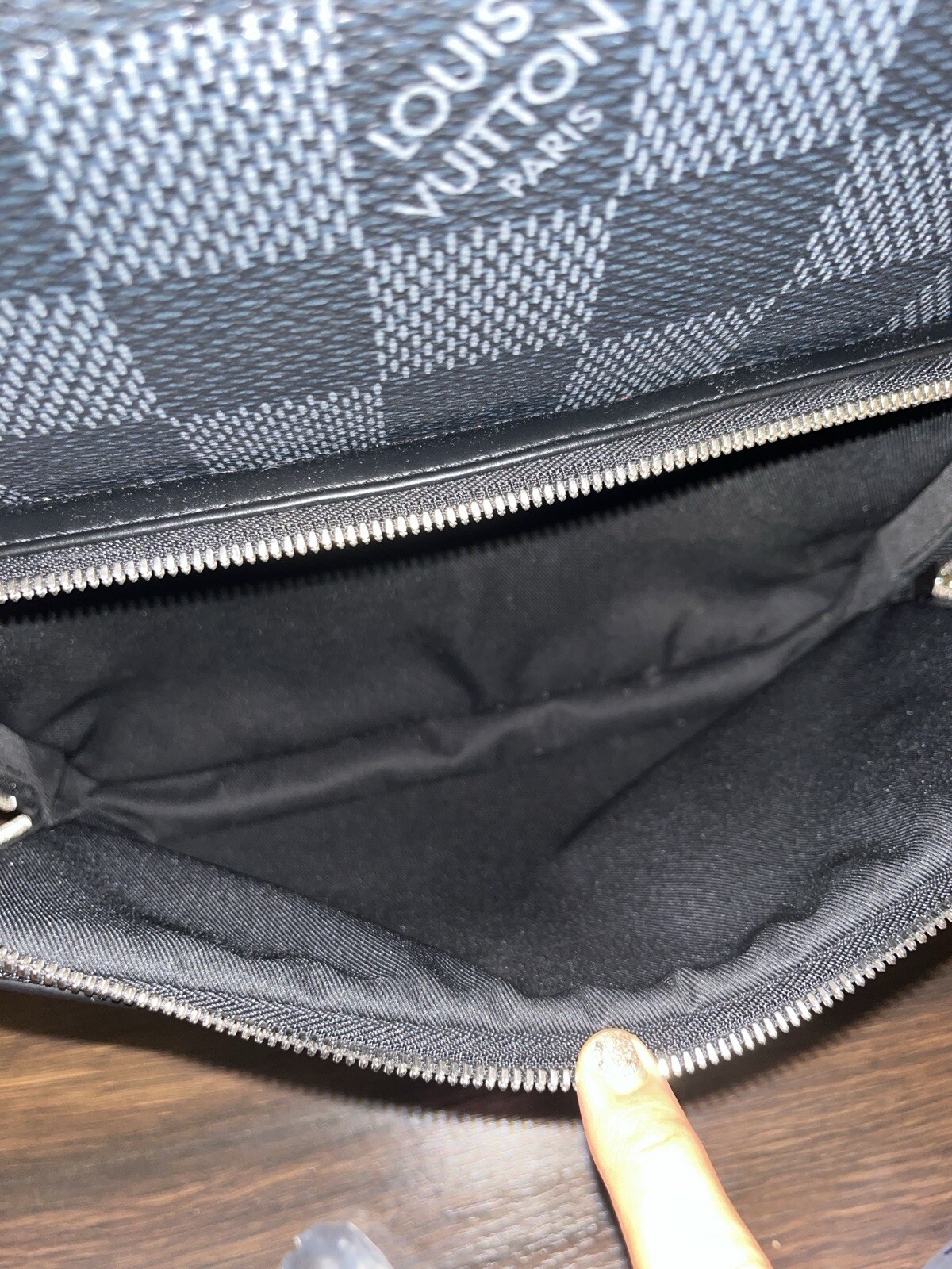 Louis Vuitton Campus Backpack Limited Edition Damier Graphite 3D Black N50009