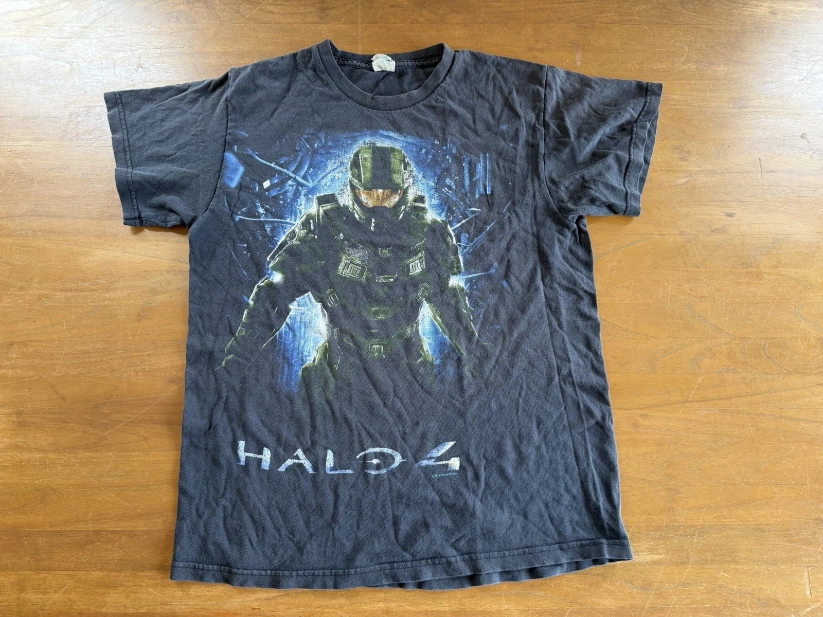 Vintage 2012 Halo 4 Video Game Xbox 360 Promo T-Shirt Size Medium