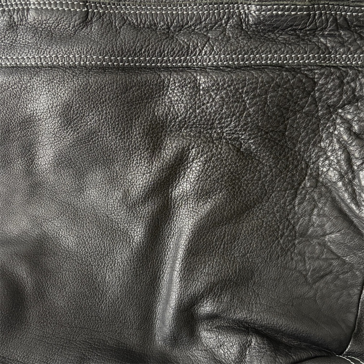 DIESEL Vintage Leather Messenger Bag Black Harness Avant Garde Industrial Biker