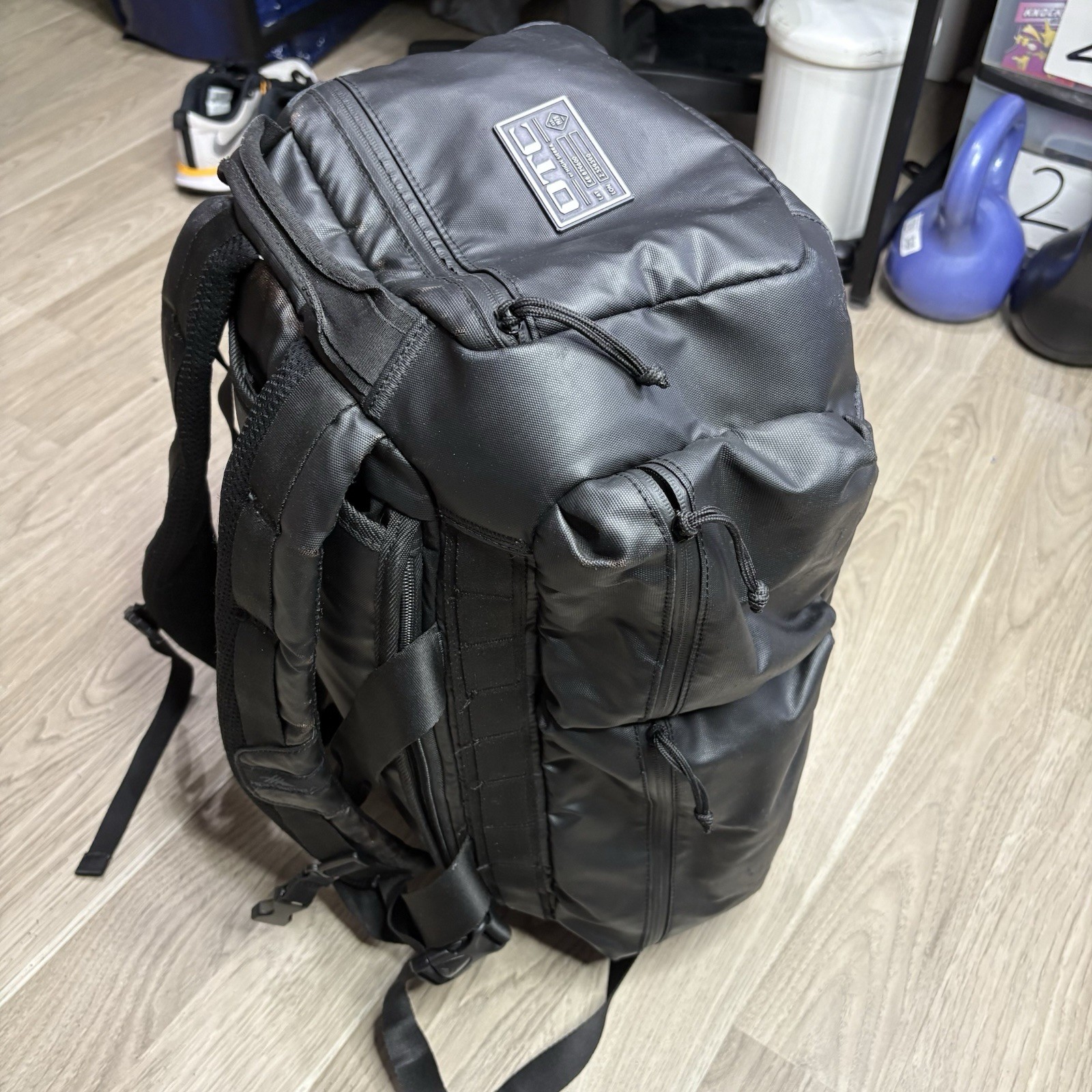 OTC By High Sierra Conversion Backpack Duffle Bag Multi-Pockets Black Carry-On