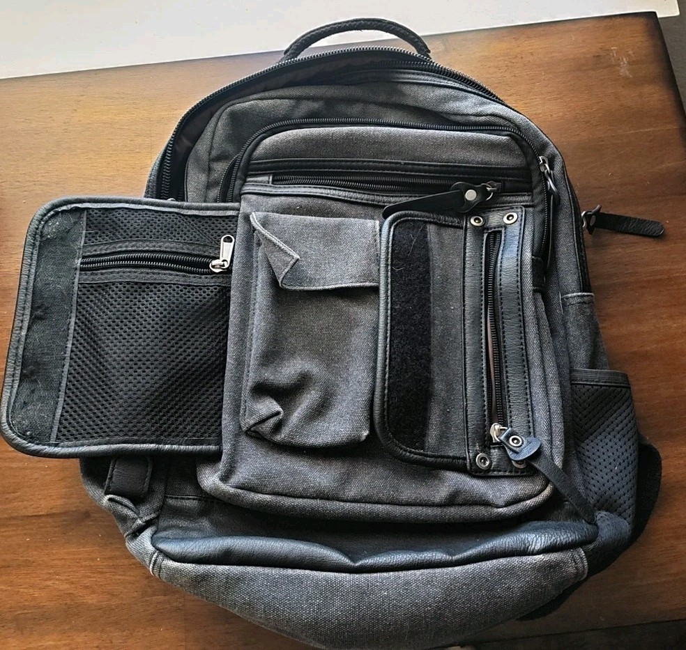 Crossbody Backpack – Messenger Bag – Canvas Sling – Left Or Right