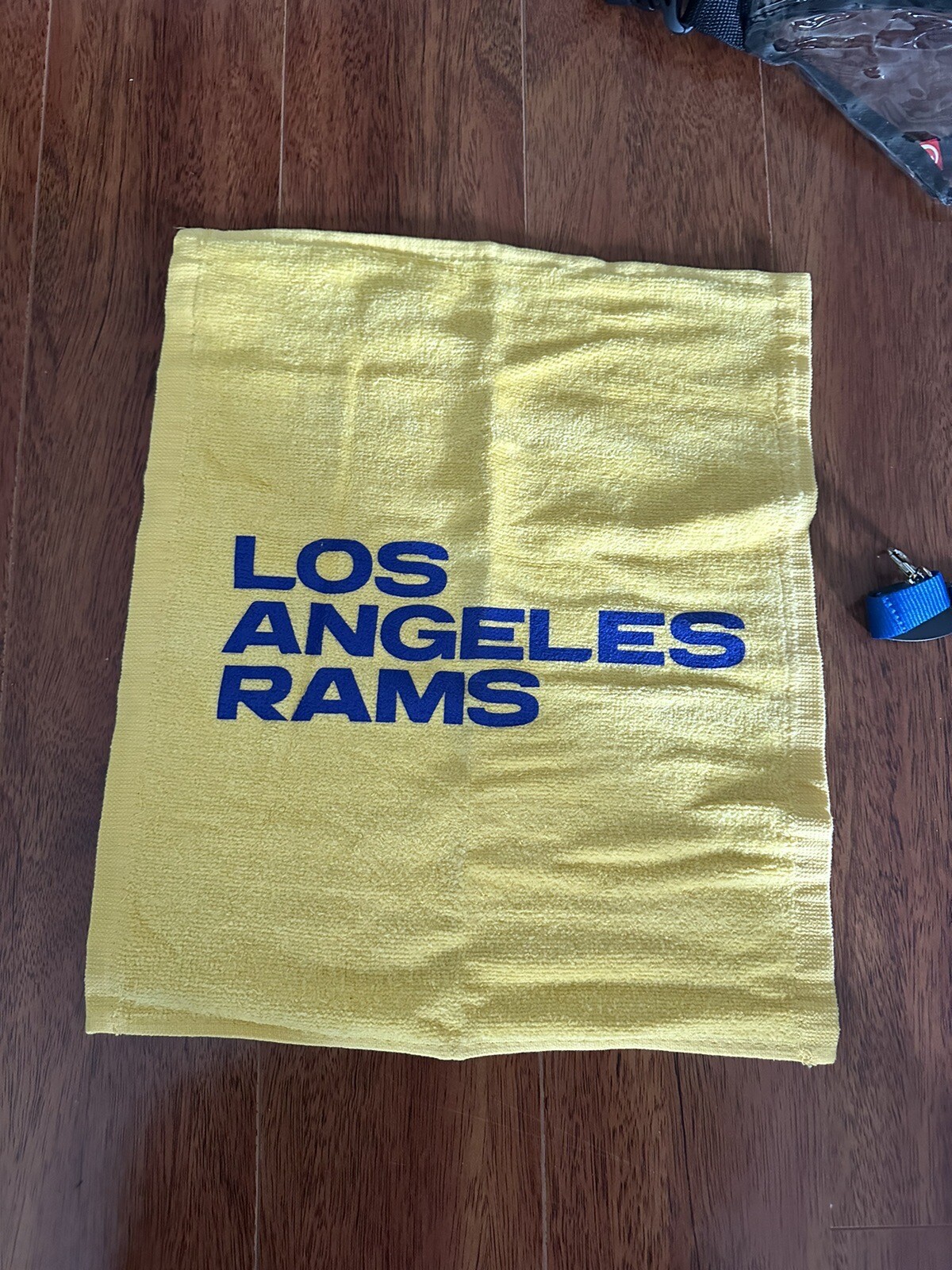 NFL Los Angeles Rams Leeds Clear Transport Belt Bag Fanny Pack With Rams Swag