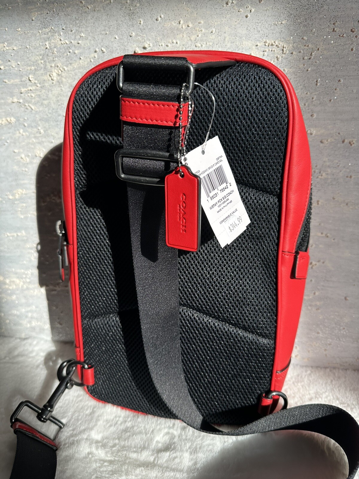 NWT Coach CE522 Westway Pack Colorblock Signature Canvas & Leather W Coach Patch