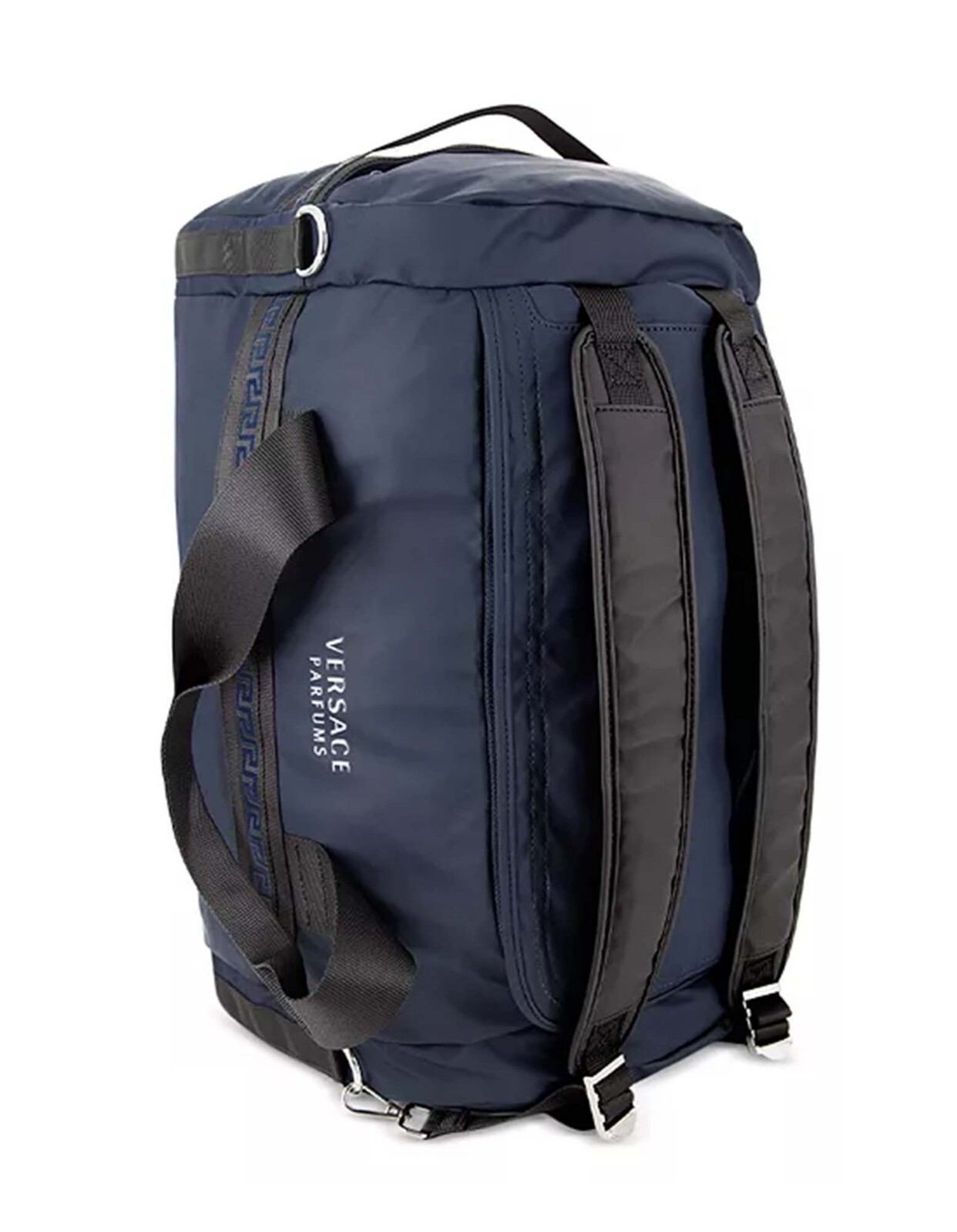 Versace For Man Faux Leather Duffle Backpack Weekender Travel Bag