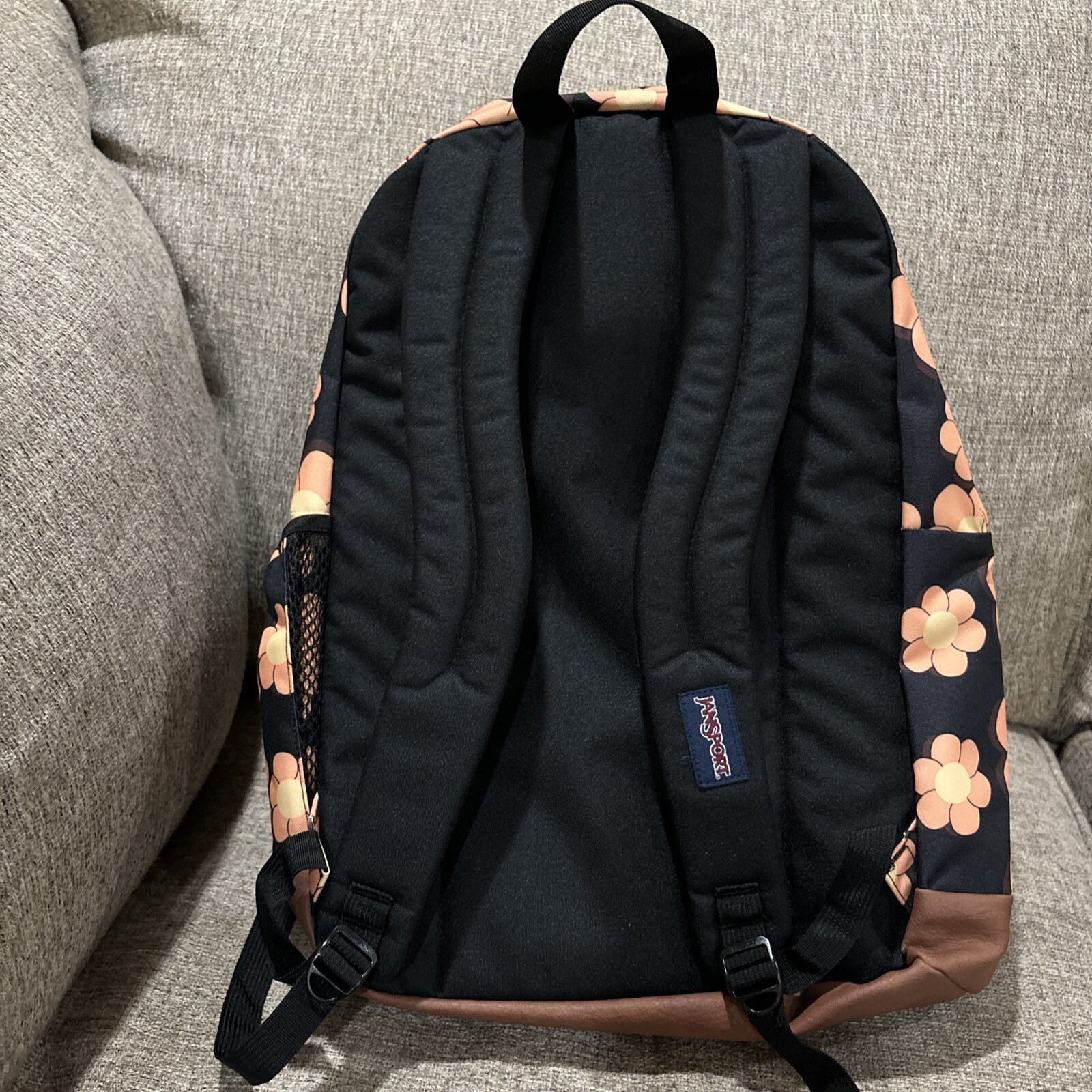 JanSport Cool Student Backpack FLOWER FRENZY 34 L x 17 x 12 x 8 In NWT