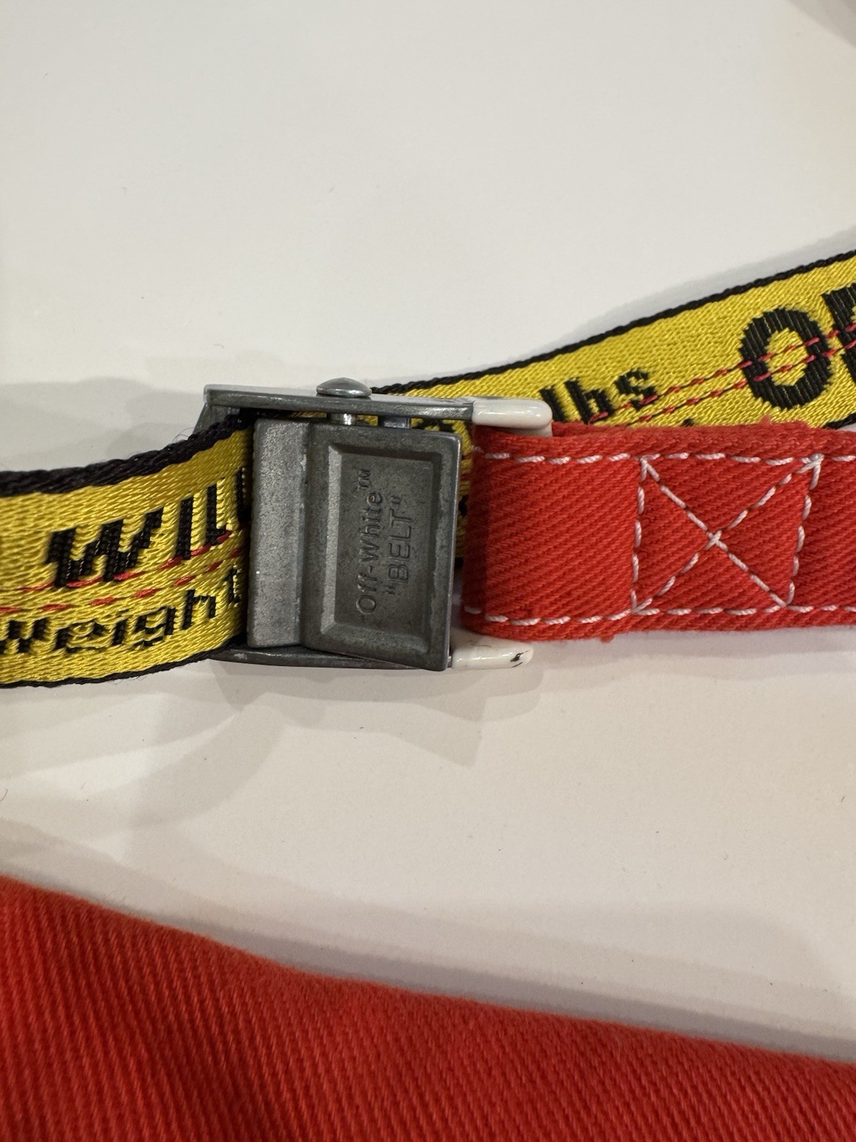 Off-White – Logo-Print Cotton-Twill Messenger Bag – Red