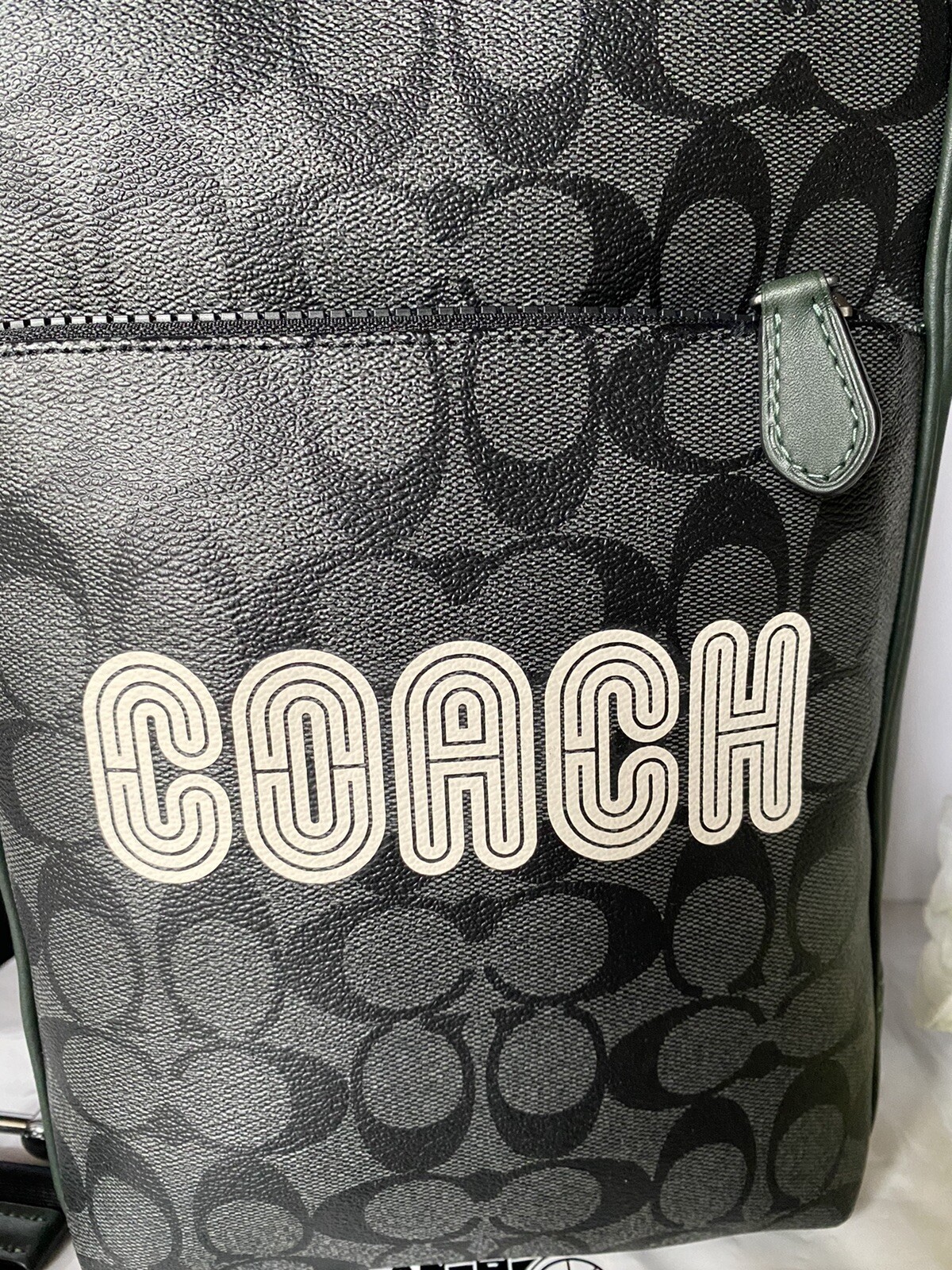 NWT Coach Westway Pack In Colorblock Signature Canvas With Coach Patch CE522