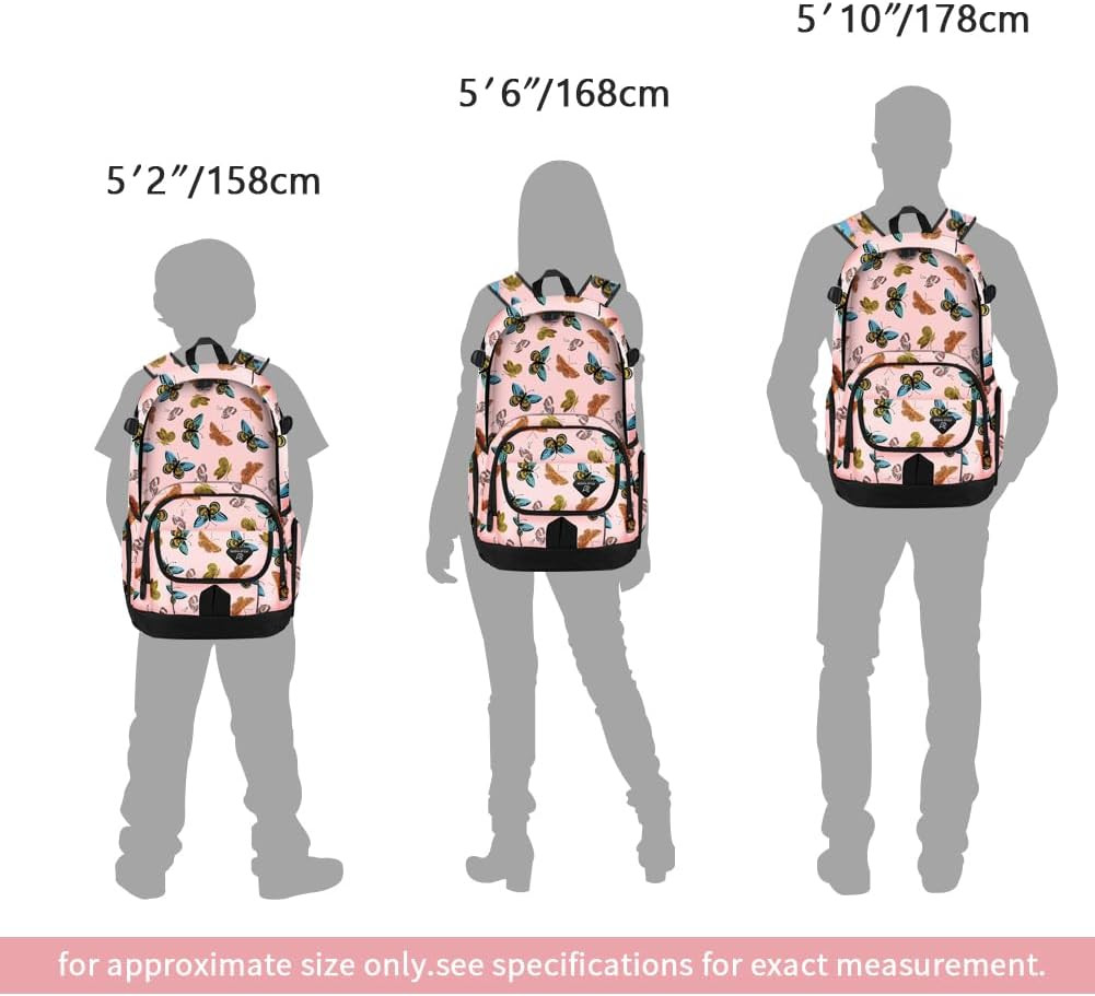 School Backpack Travel Bag for Men & Women Lightweight College Back Pack with La