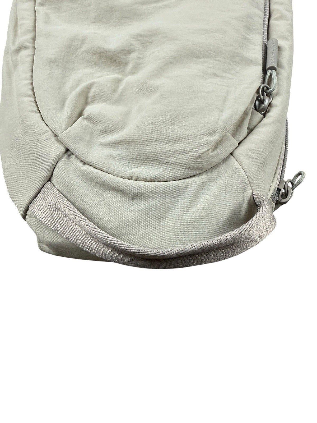 HURLEY Sling Backpack Crossbody One Size Light Gray Nylon WA7409