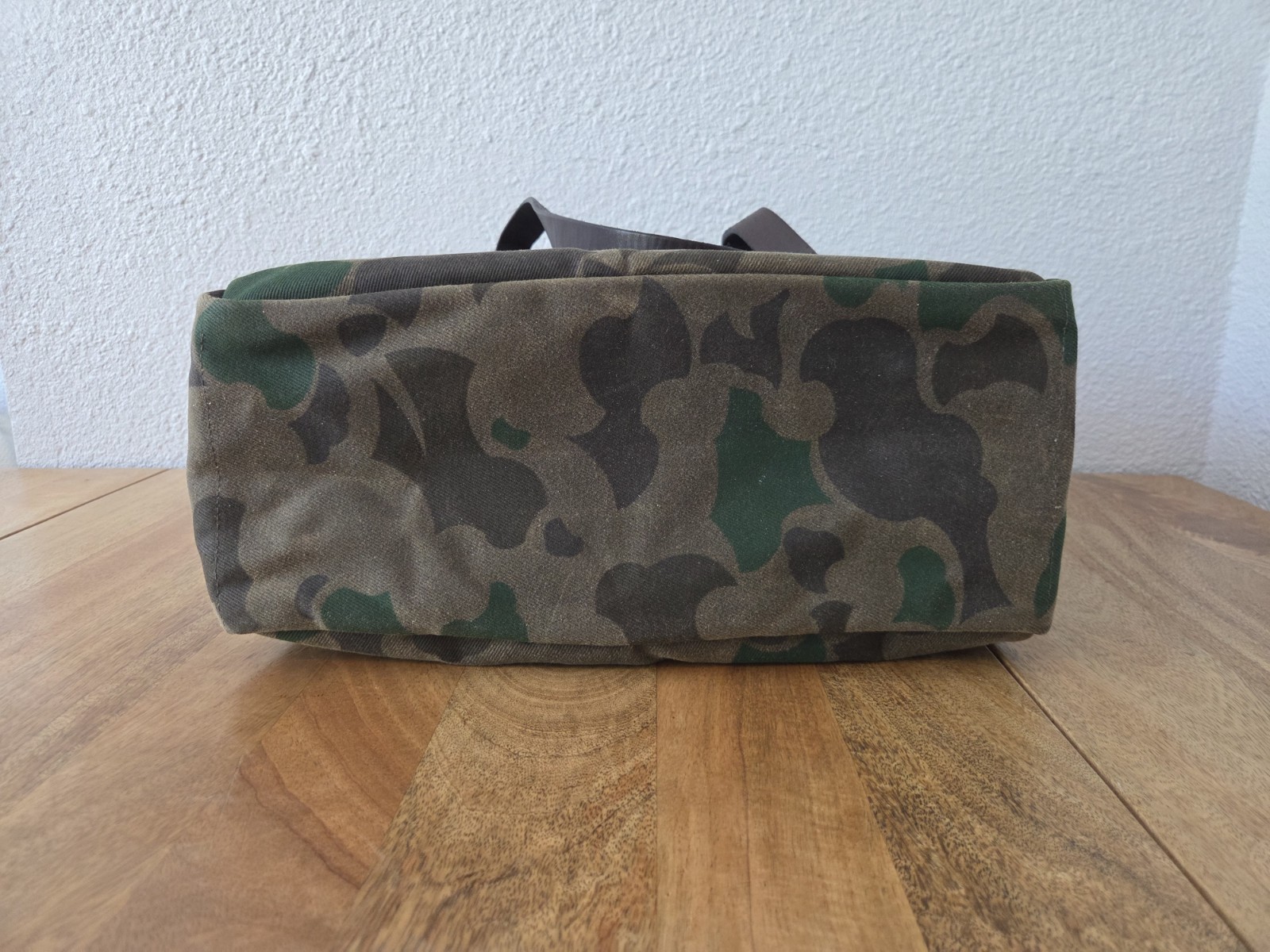 Filson Waxed Rugged Twill Tote Bag With Zipper | Dark Shrub Camo | Ltd. Edition