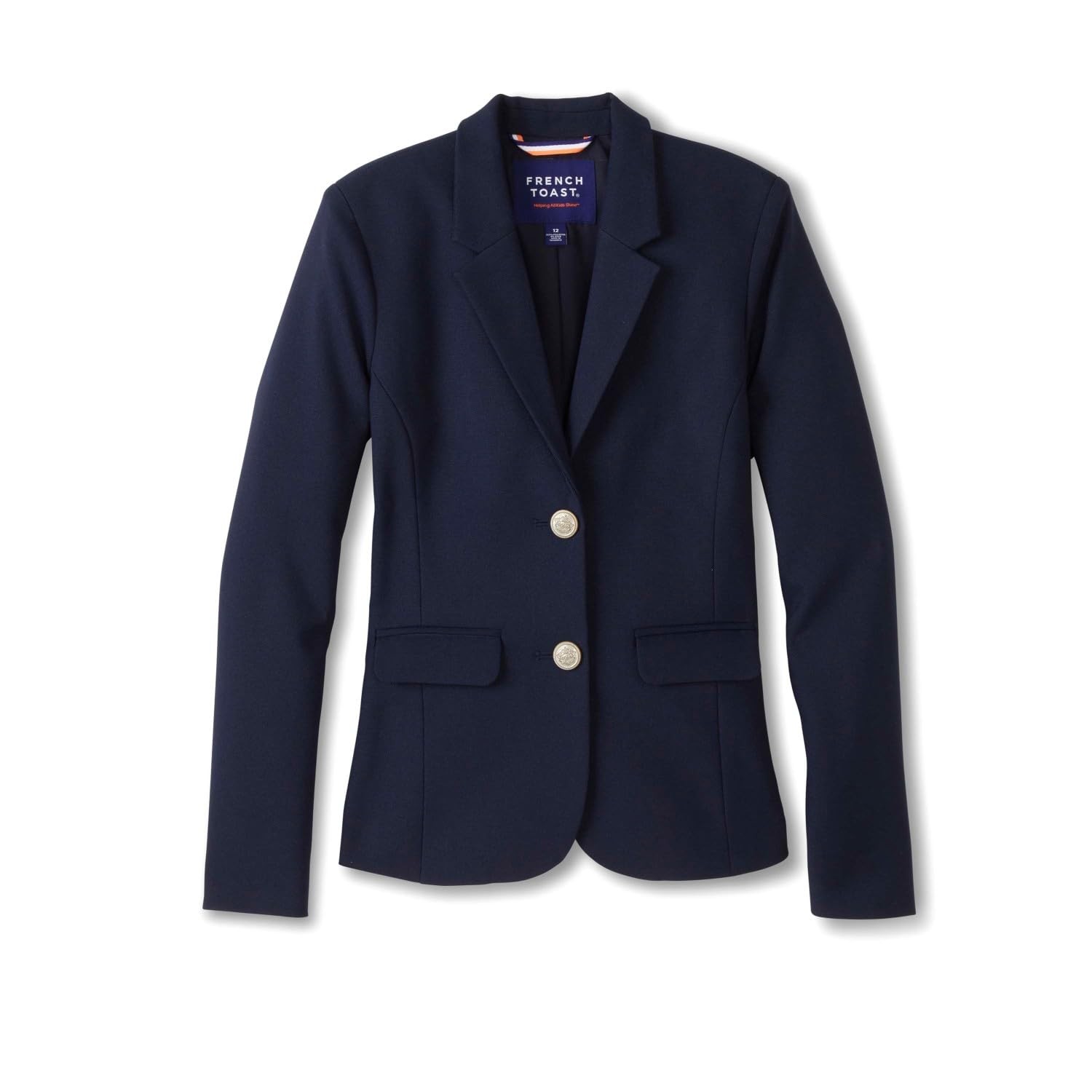 French Toast Classic Fitted School Blazer, Navy, 14 Navy 14 U1