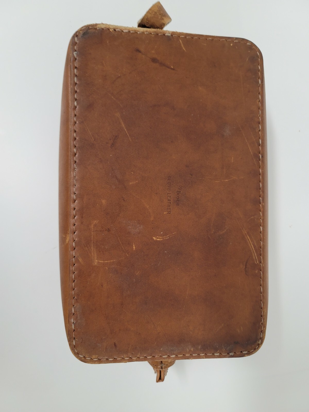 Vintage Bosca Glove Leather Fold Down Travel Shaving Toiletry Bag Classic B4