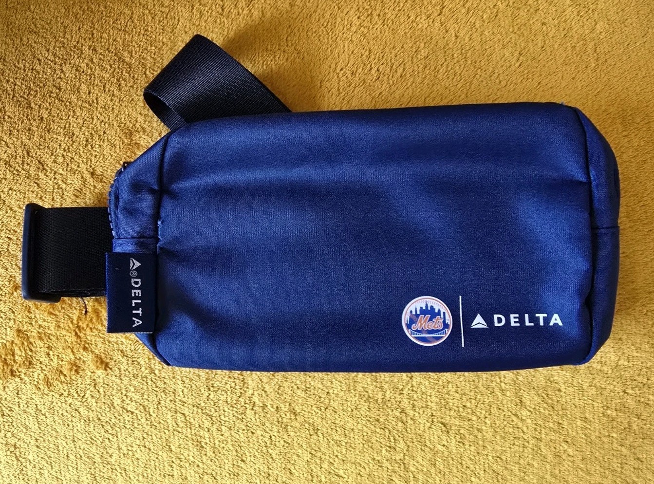 New York METS Delta Fanny Pack Blue Waist Bag (New)