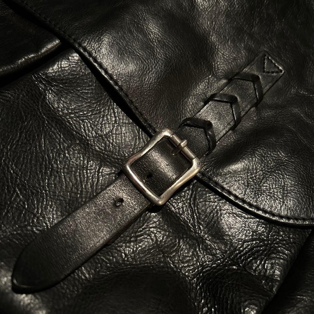 SOMES Saddle Shoulder Bag Leather Unisex Crossbody Used