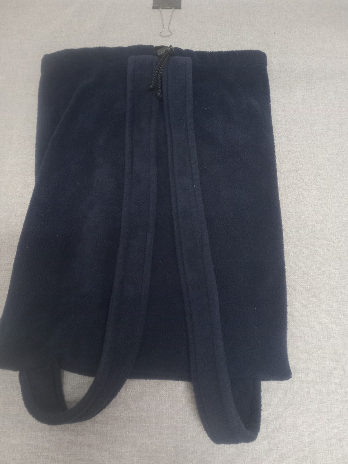 WRANGLER Fleece Bag Shoulder Straps and Drawstring 18.5″x13.5″ Navy & Yellow