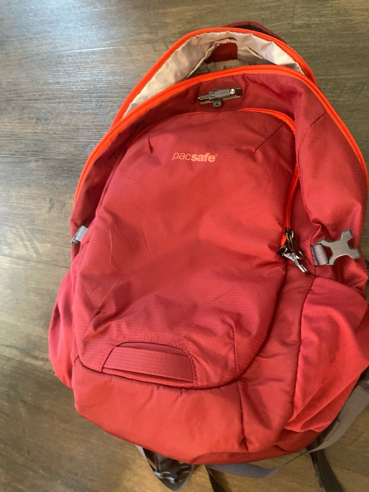 Pacsafe Venturesafe G3 25L Backpack Red Anti Theft Travel Laptop Bag eXomesh⁠