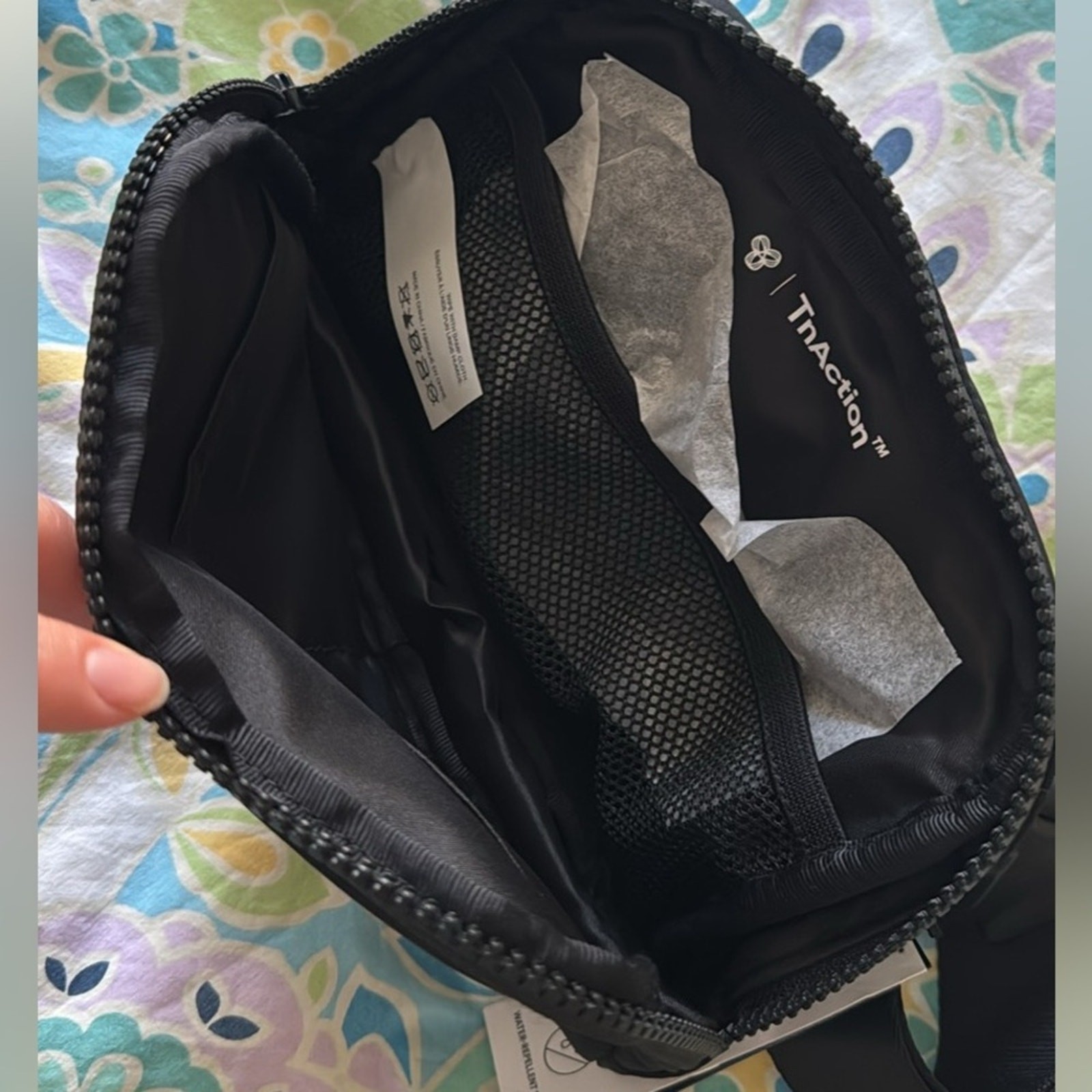 TnAction TNA Aritzia Black Fanny Pack Belt Bag On-the-way Exposed Bag
