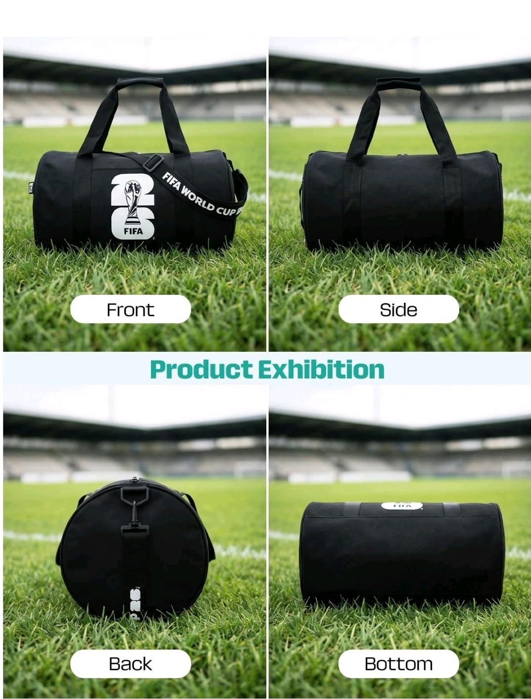 FIFA World Cup 2026 Officially Licensed Gym Bag for Women & Men, Large Duffle…